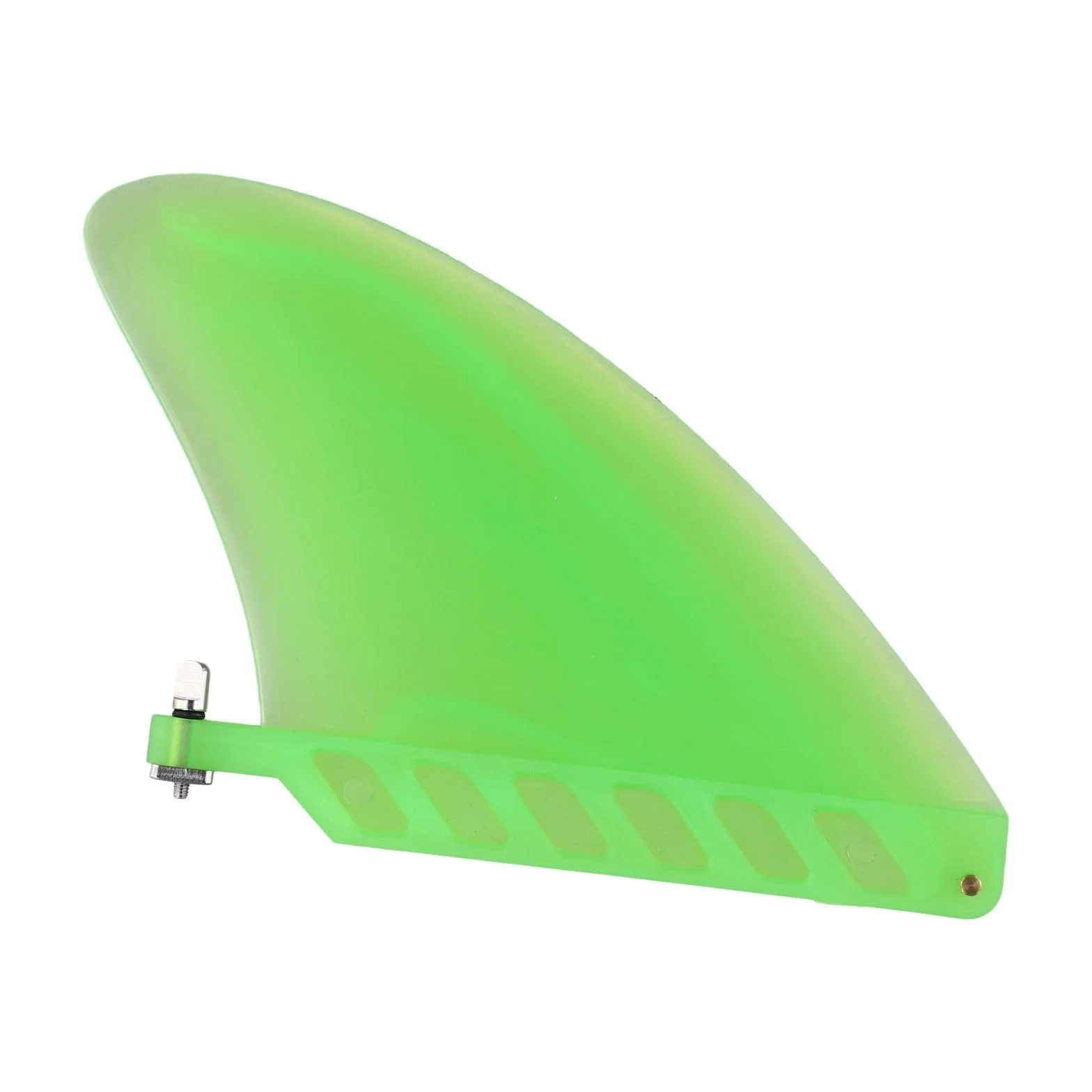 Aileron central PVC flexible remplacement planche surf compatible boîte standard vis vert