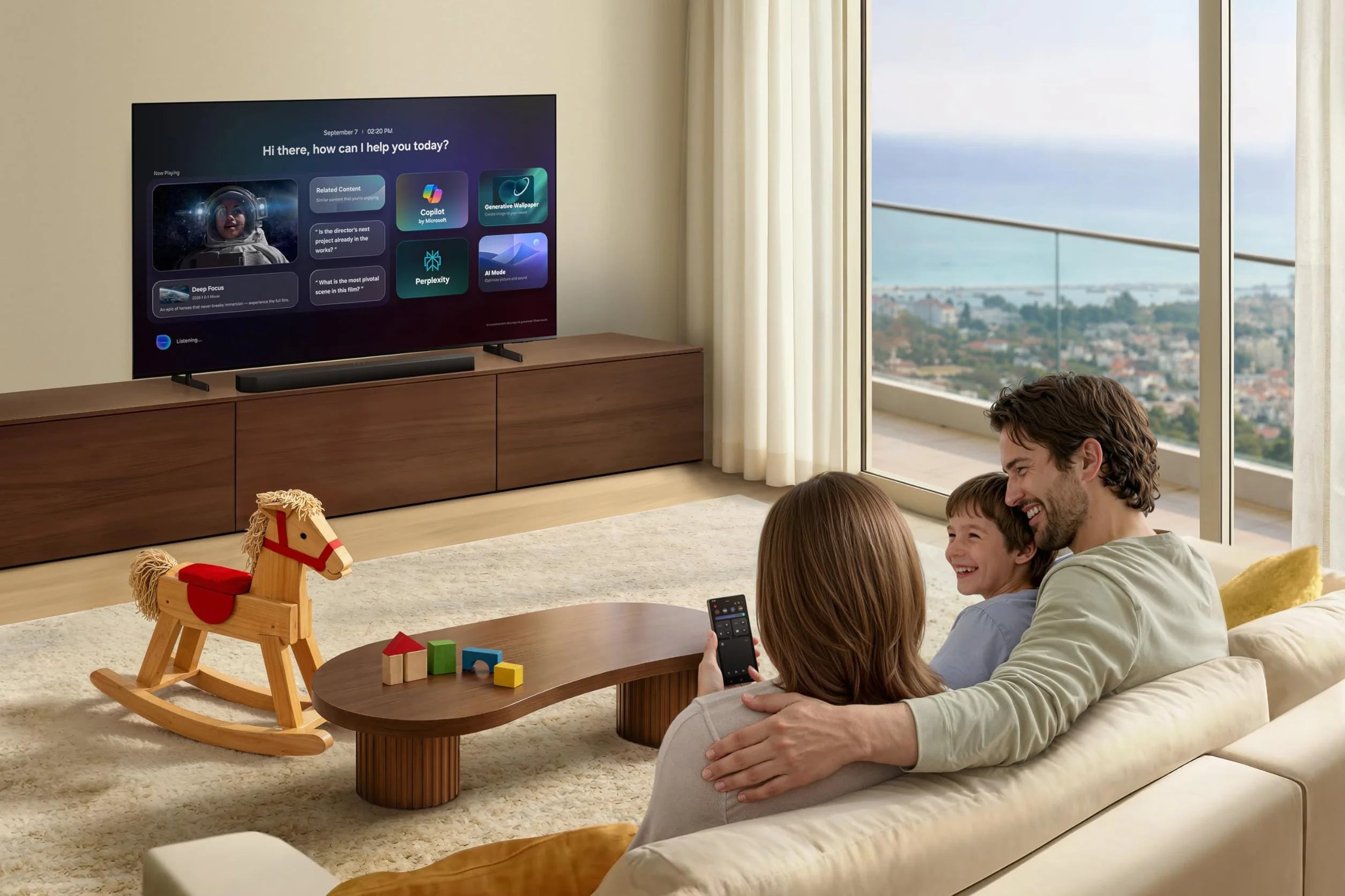 Samsung Smart TV 65 Pouces U8075H Crystal UHD 4K, PurColor, Upscaling 4K, Motion Xcelerator, Dynamic Sound Pack, Gaming Hub, Mode Football, Vision AI Companion [2026]