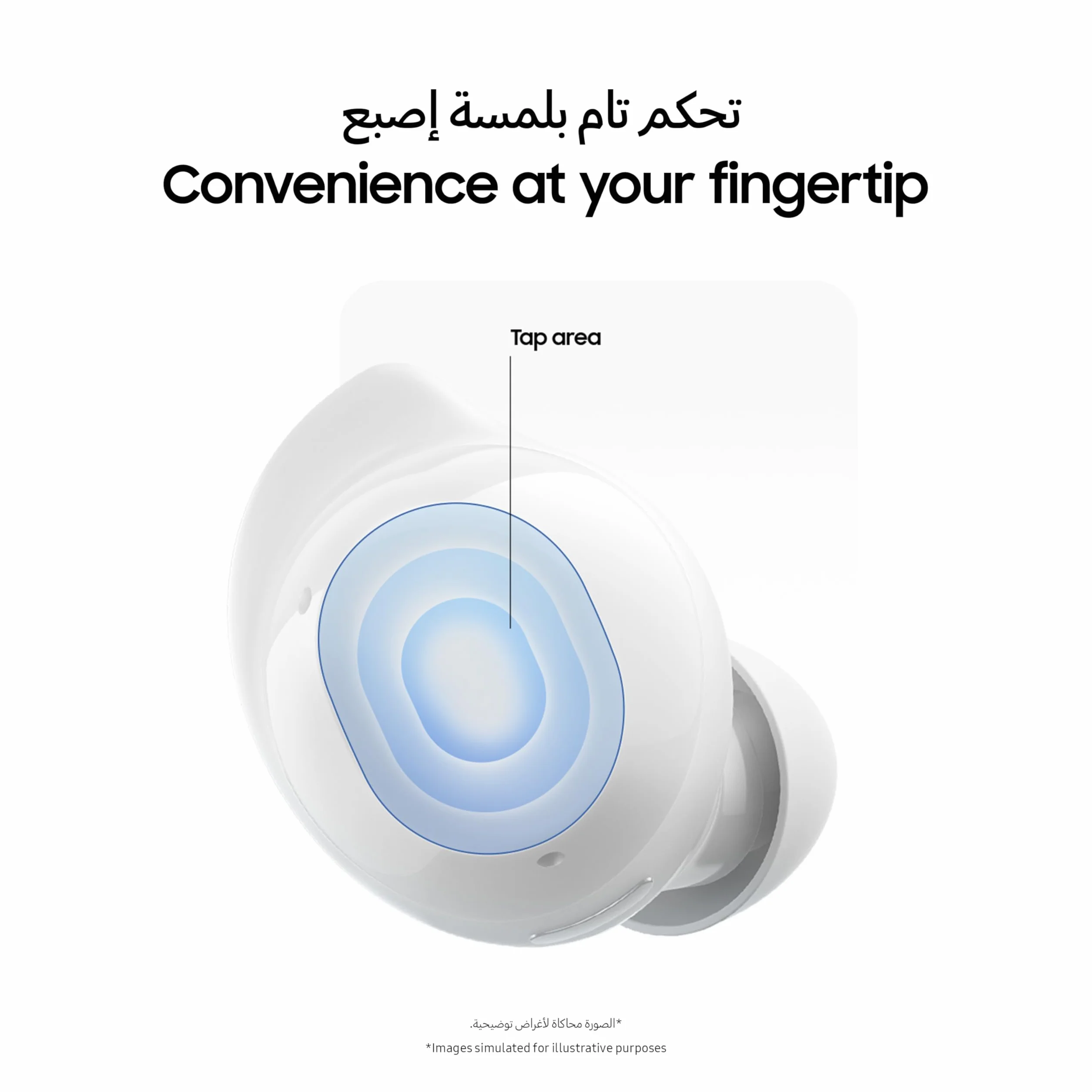 Samsung Galaxy Buds Core True Écouteurs Bluetooth sans Fil, Suppression Active du Bruit, Ajustement sécurisé avec Embout d'aile, appariement Facile, Commutation Automatique, contrôle Tactile, Noir