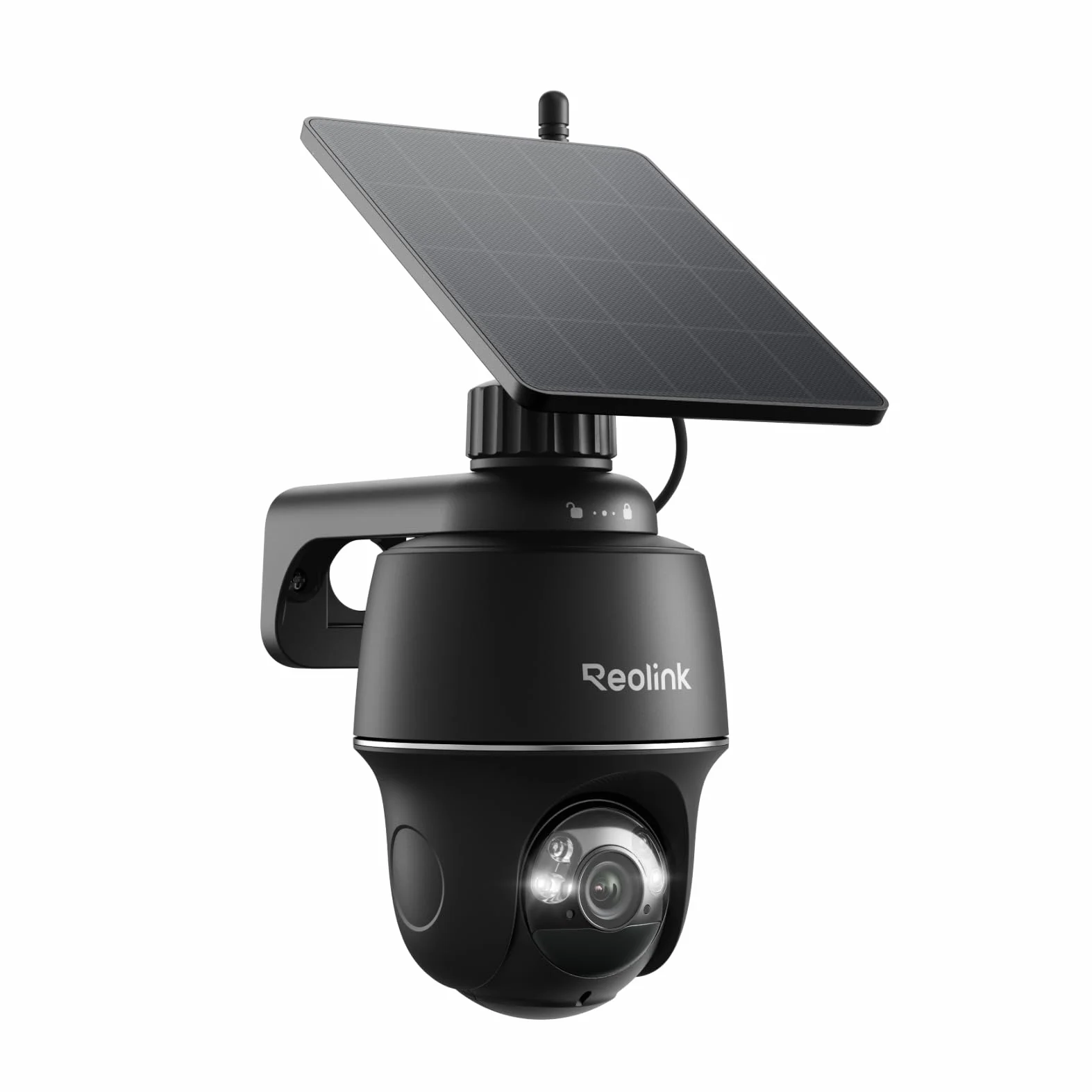 Reolink 5MP Camera Solaire Exterieur WiFi sans Fil, 2,4/5Ghz WiFi, 360° Camera Exterieur Batteries, Détection Personne/Véhicule/Animal, Audio Bidirectionnel, Siren, Argus PT+Panneau Solaire