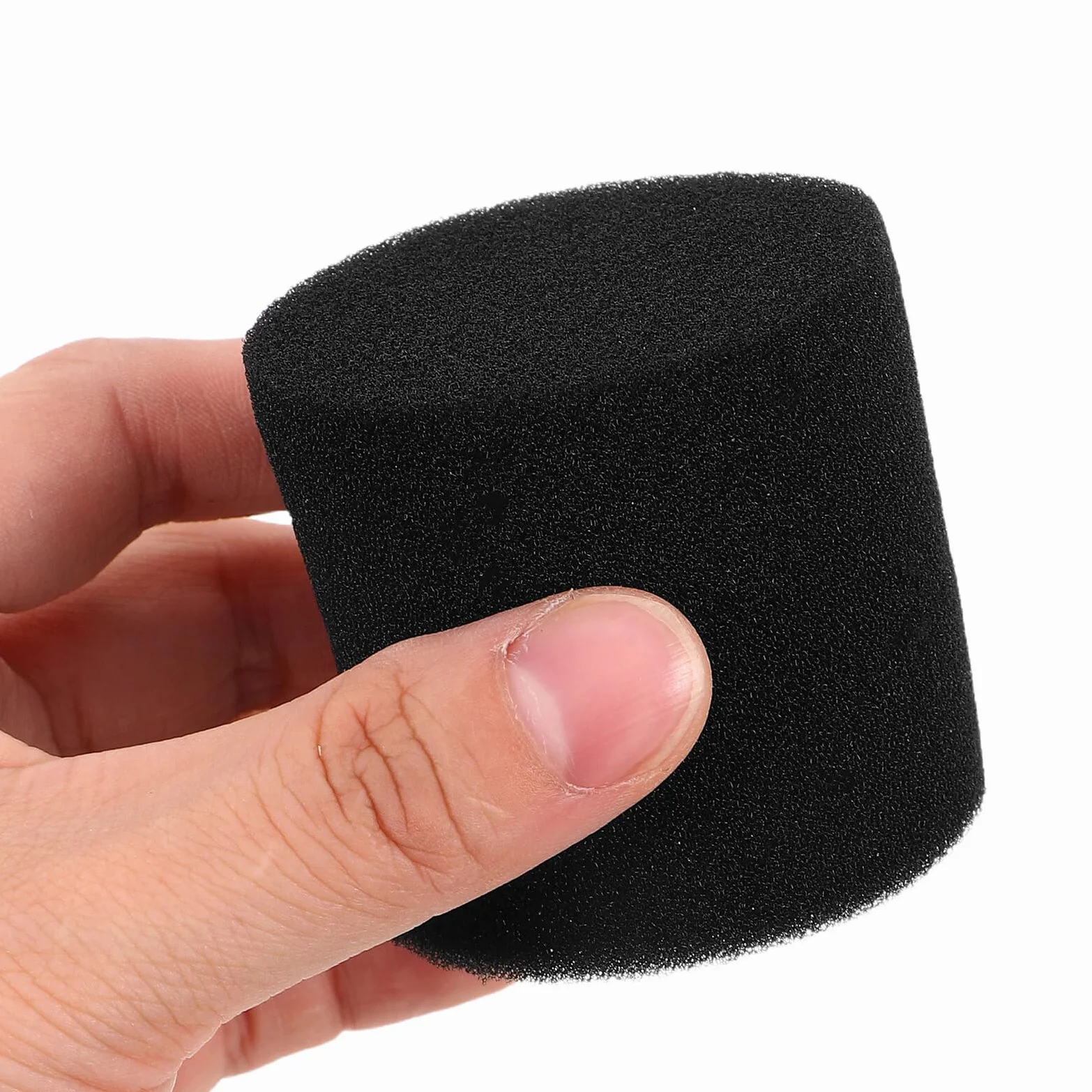 Lot de 4 Bouchons en Éponge Haute Densité pour Évent de Caisson de Basses 53x50mm, Contrôle du Bruit Bourdonnement pour Enceintes Audio à Domicile
