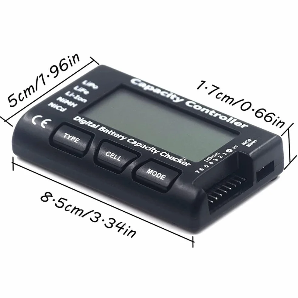 RC CellMeter-7 Contrôleur Testeur de Capacité de Batterie Numérique pour LiPo LiFe Li-ion NiMH NiCd