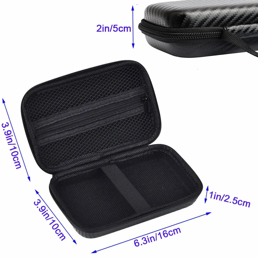 Étui de Transport pour Appareil Photo Numérique avec USB WiFi et Fermeture éclair
