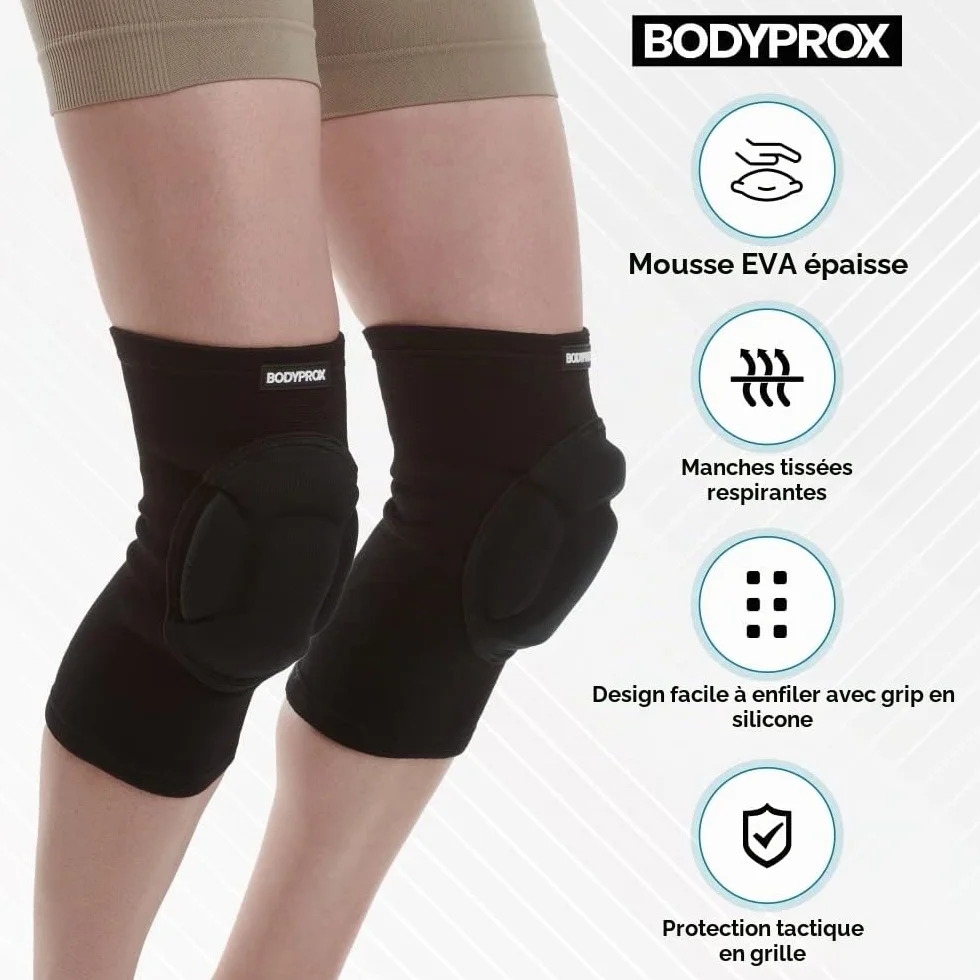 Bodyprox Genouillères de protection épais éponge antidérapant