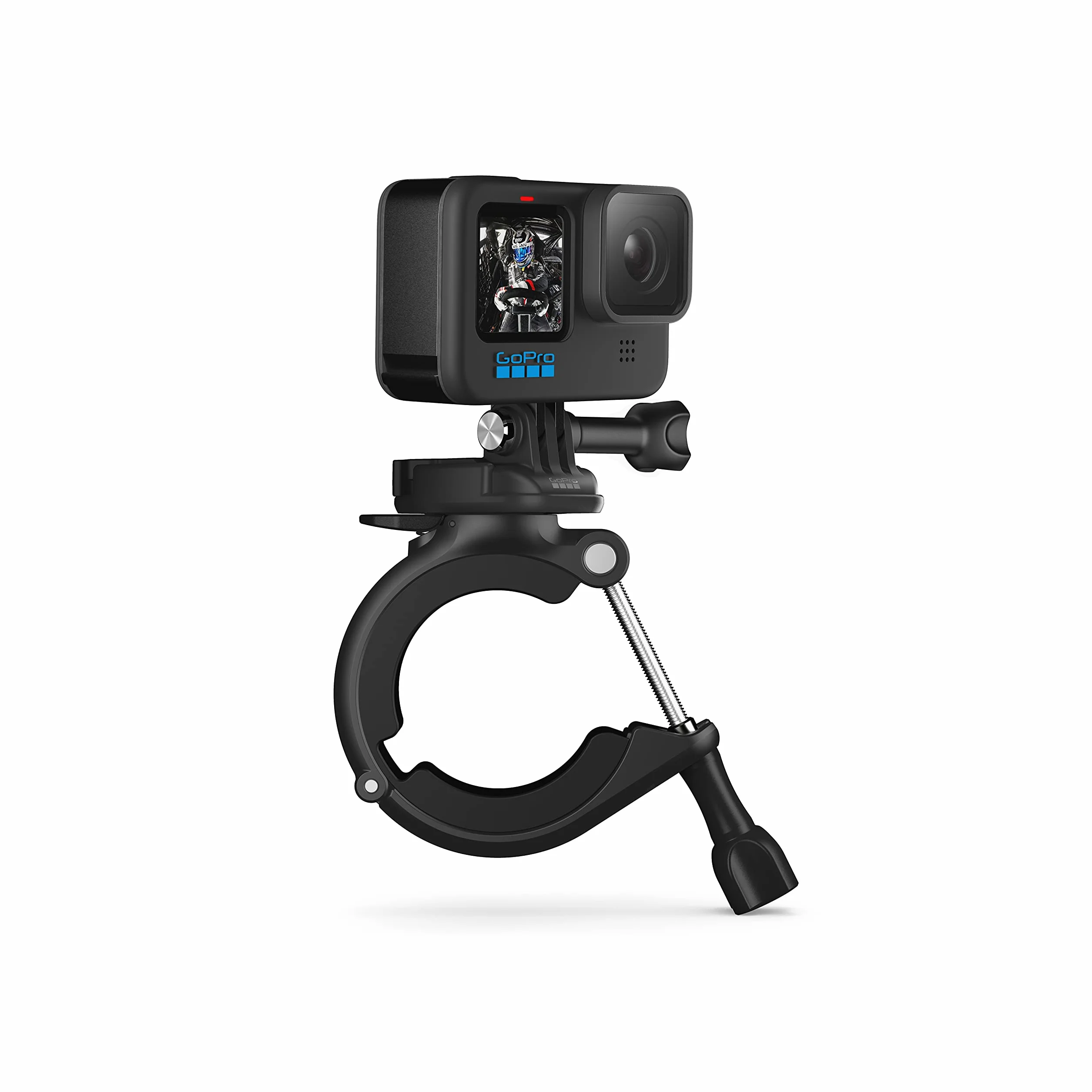 GoPro Support pour grands poteaux Rollbars avec tubes Large Tube Mount (Roll Bars + Pipes + More) noir | convient aux cannes de 3,5 à 6,35 cm