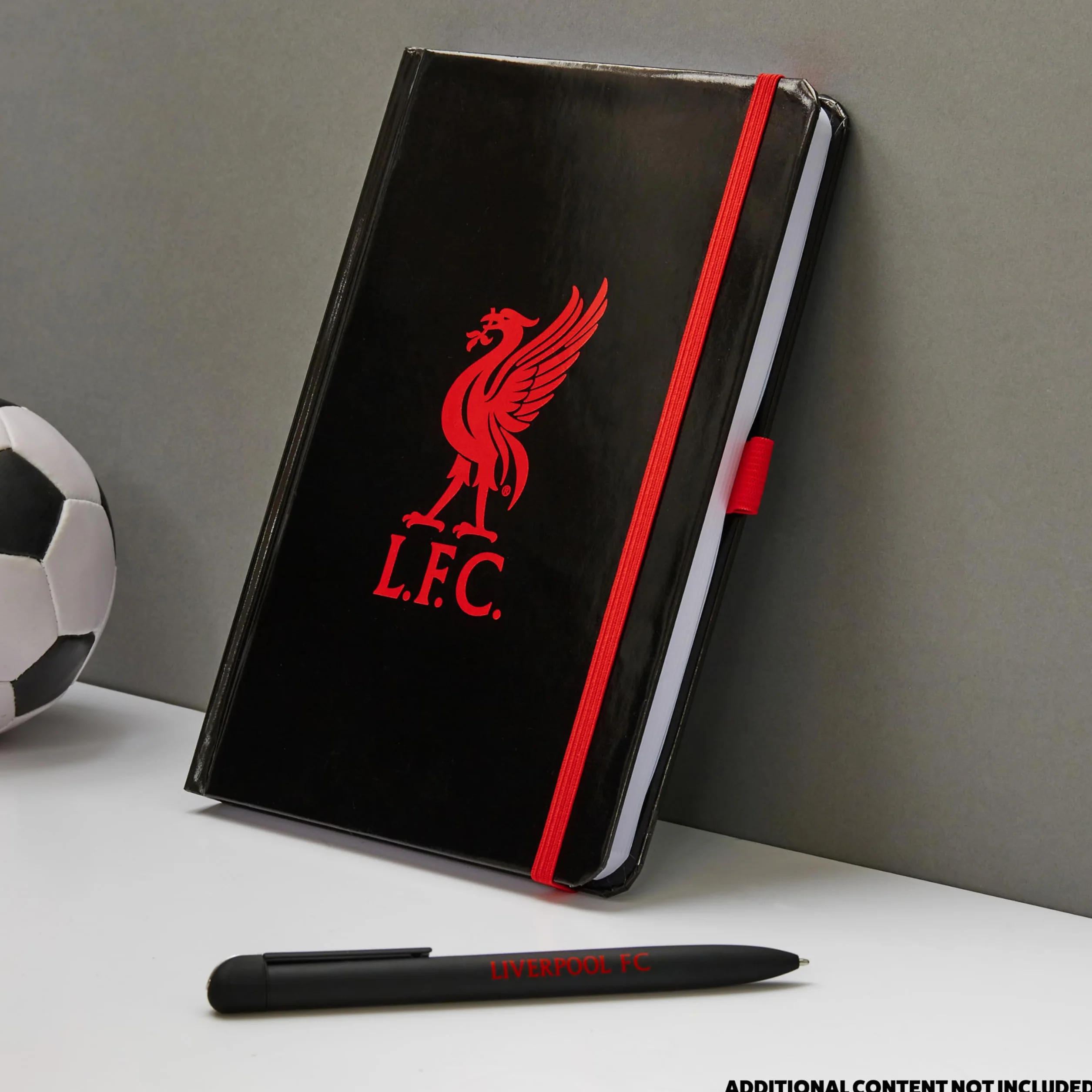 Liverpool F.C. Set Papeterie Carnet Notes Ligné Stylo Noir