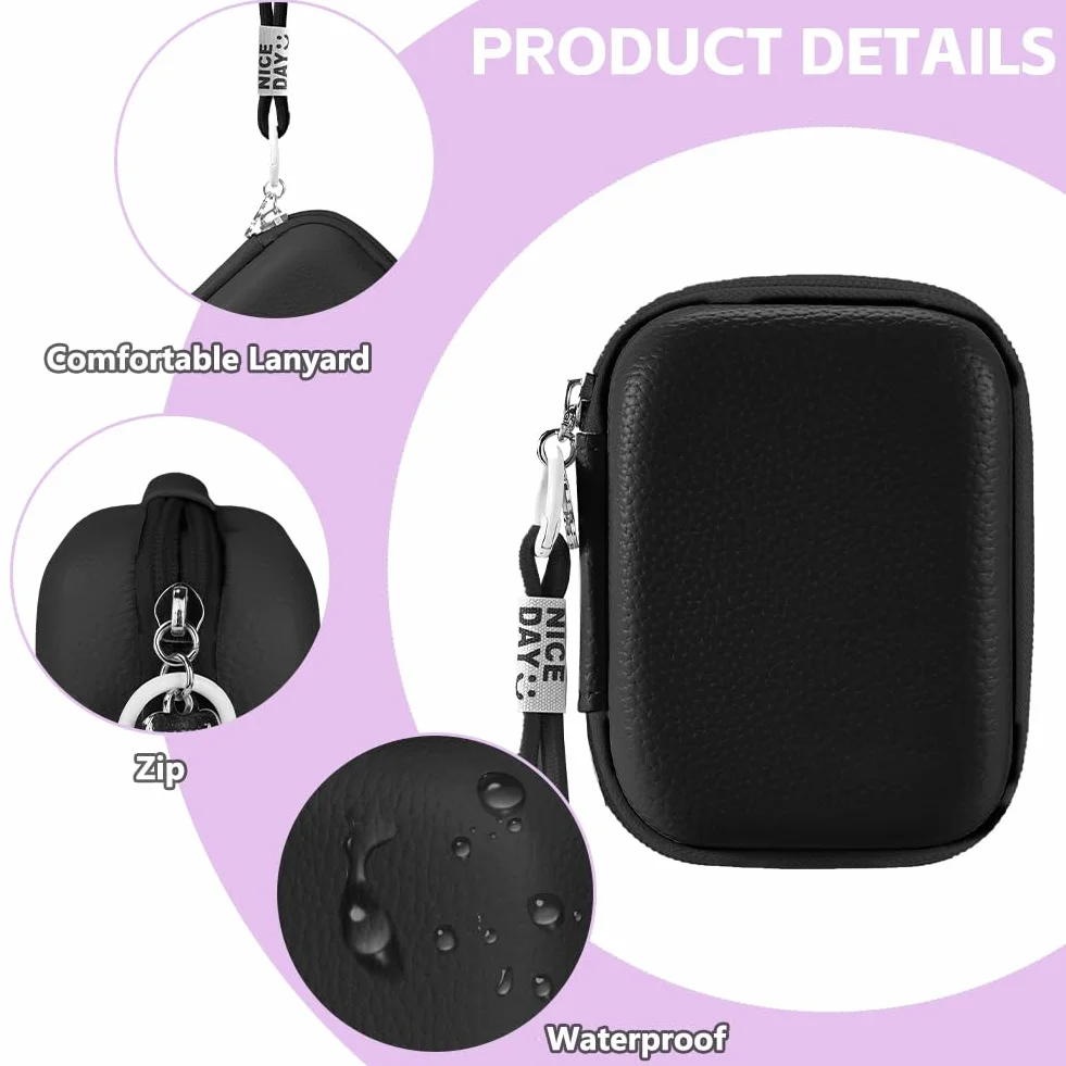 Ainiv Étui pour Appareil Photo Compact pour Appareil Photo Numérique Sony ZV-1, Ricoh GR, Casio ZR1000, Canon G7, SX720, Panasonic ZS110, et Accessoires et Carte SD