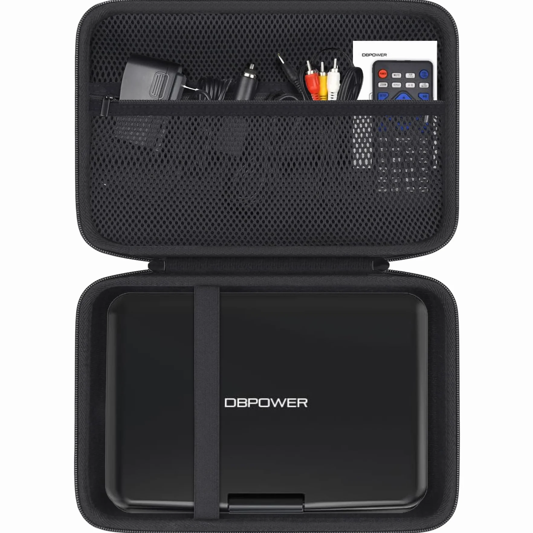 Khanka Etui de Voyage pour Lecteur DVD Portable DBPOWER 10.5 Pouces en EVA Dur Sac de Transport