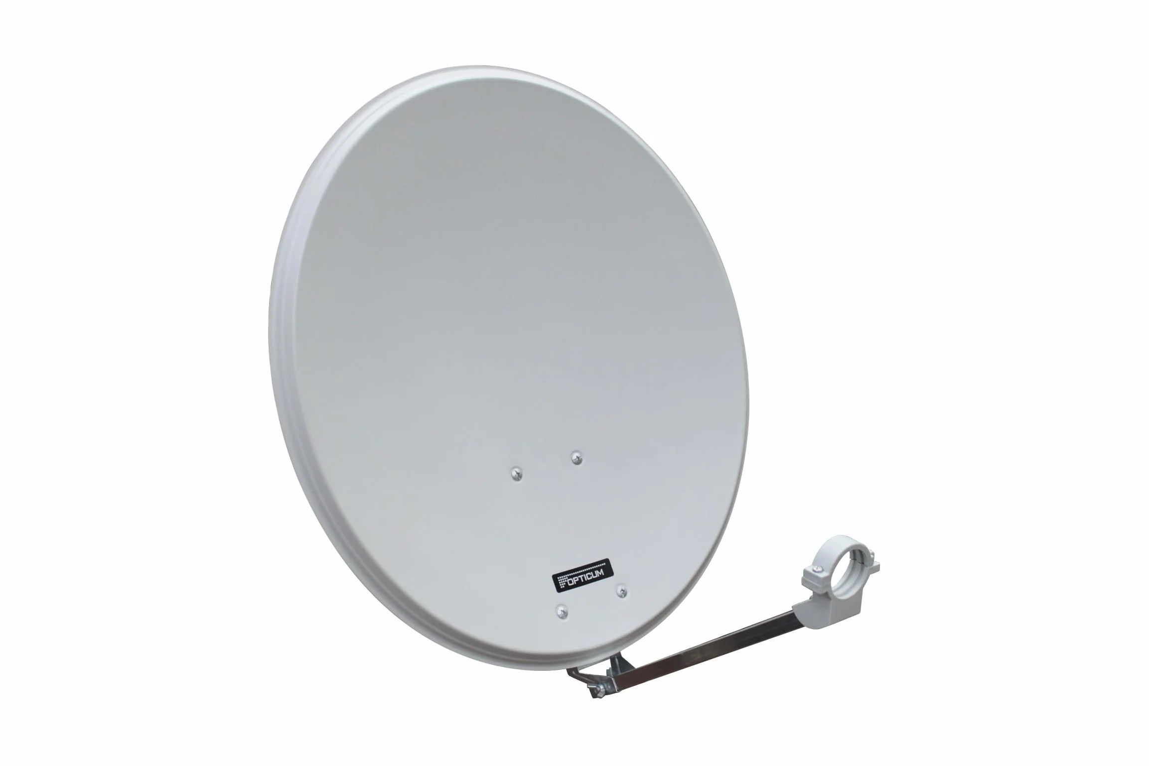 Opticum antenne satellite 60 cm acier gris clair