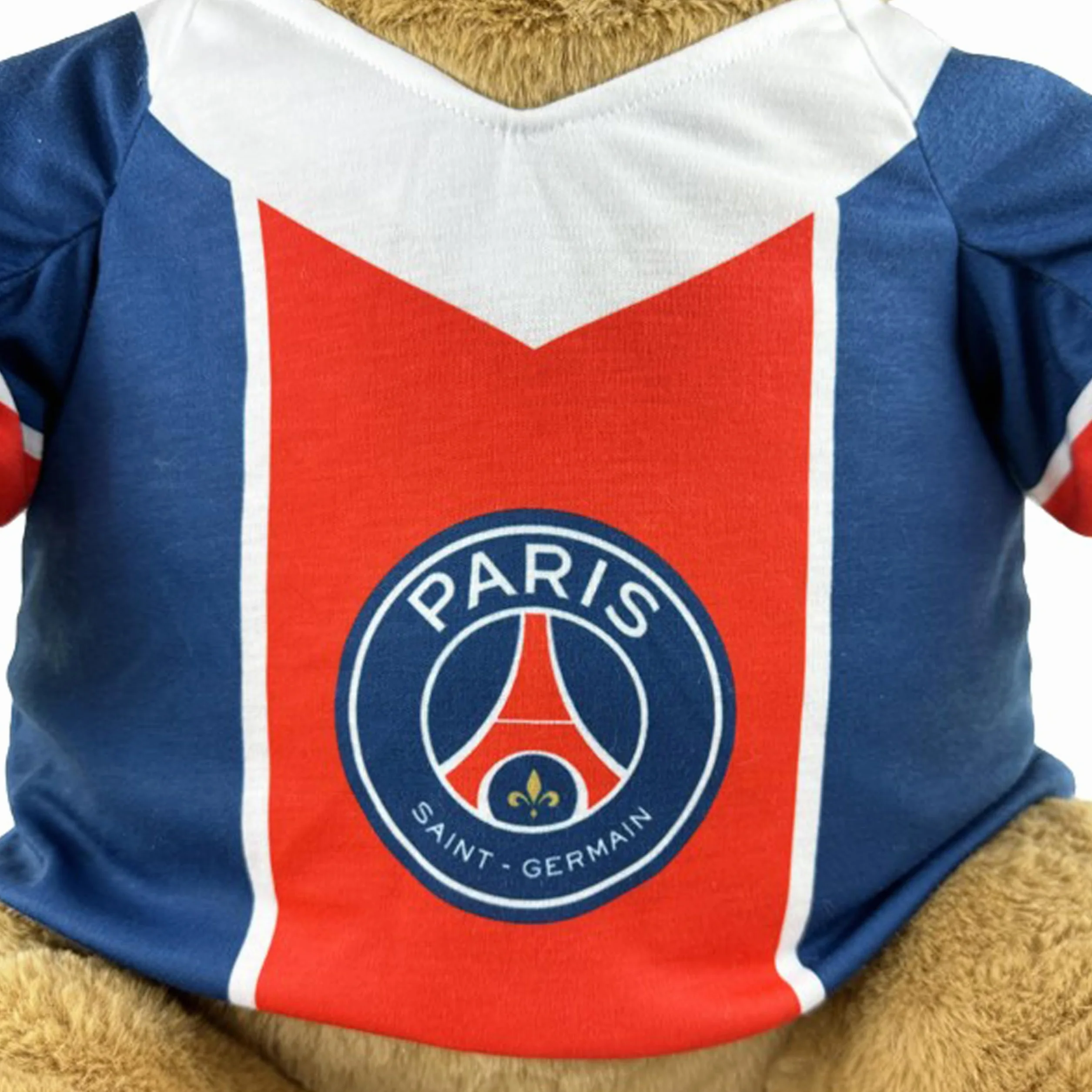 Peluche PSG Ours Maillot 28 cm Officiel Paris Saint Germain