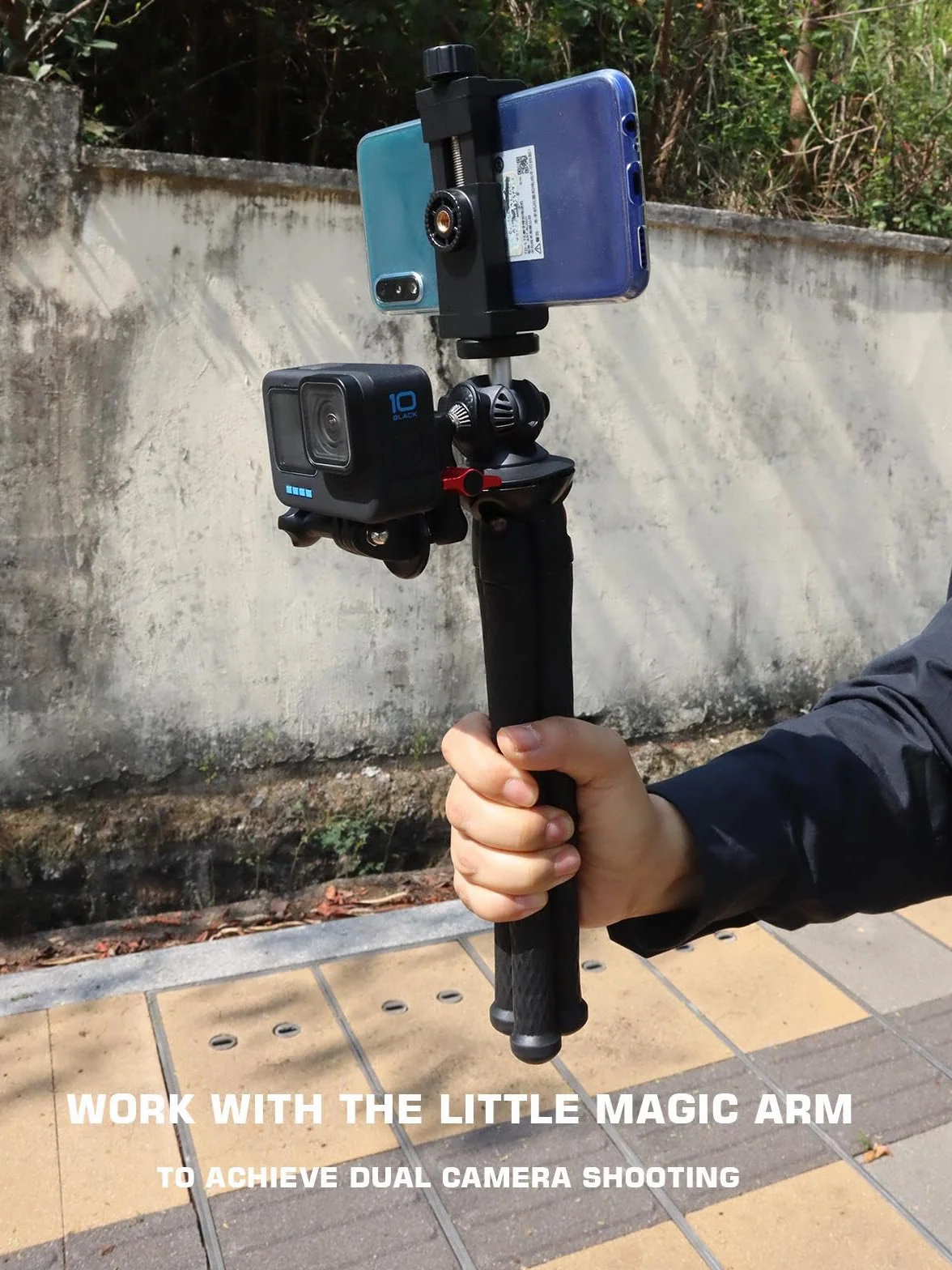 Lammcou Trépied Smartphone Flexible Mini Trepied Appareil Photo Go Pro Gorilla Octopus Trepieds Reflex Portable Voyage pour Vlogging Caméra DSLR Mini Tripod