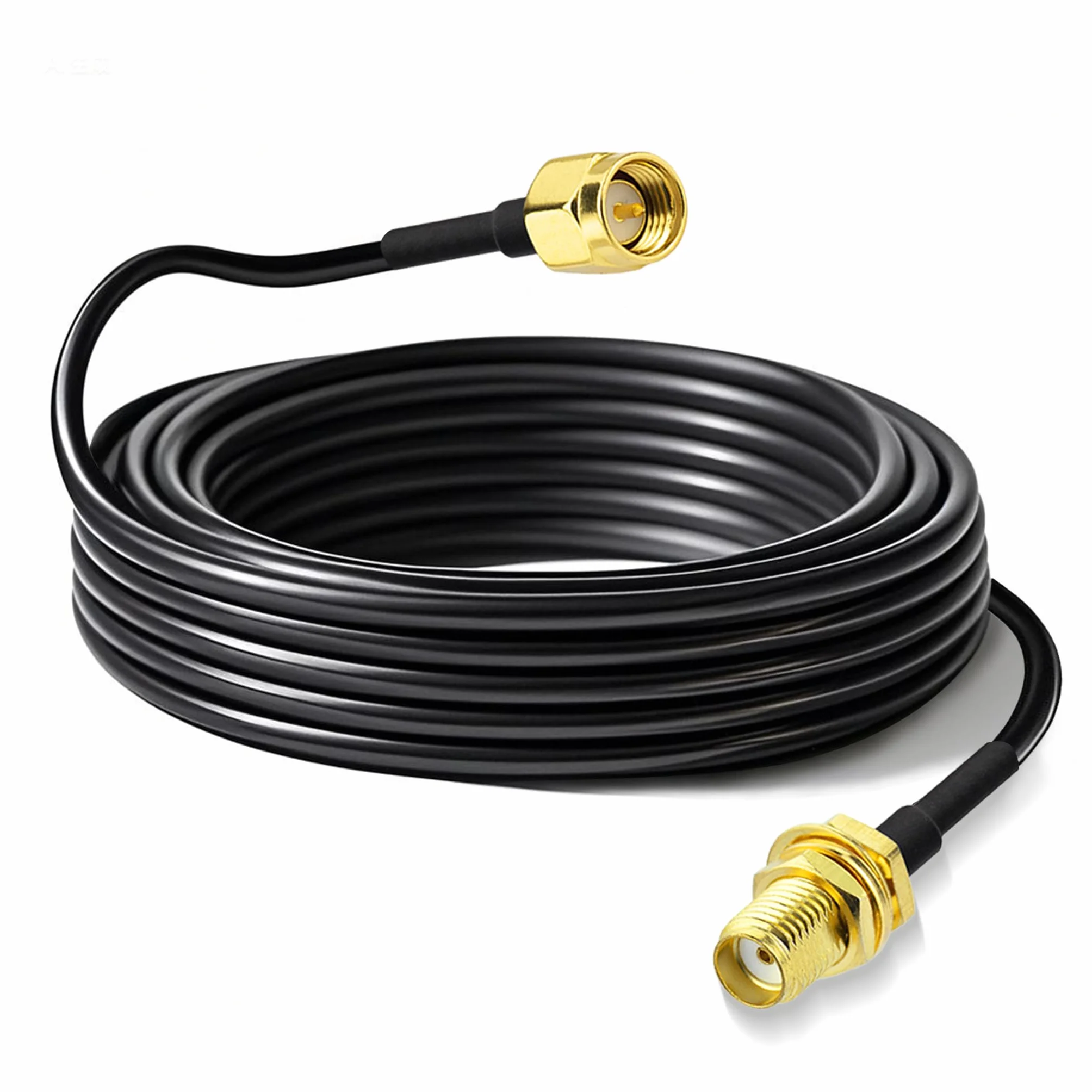 Bingfu Câble Rallonge SMA 5 m - Adaptateur de SMA Mâle à Femelle - Câble Coaxial RG174 pour Antenne 4G LTE GSM GPS Routeur Gateway Modem Camera Radioamateur Récepteur ADS-B RTL-SDR