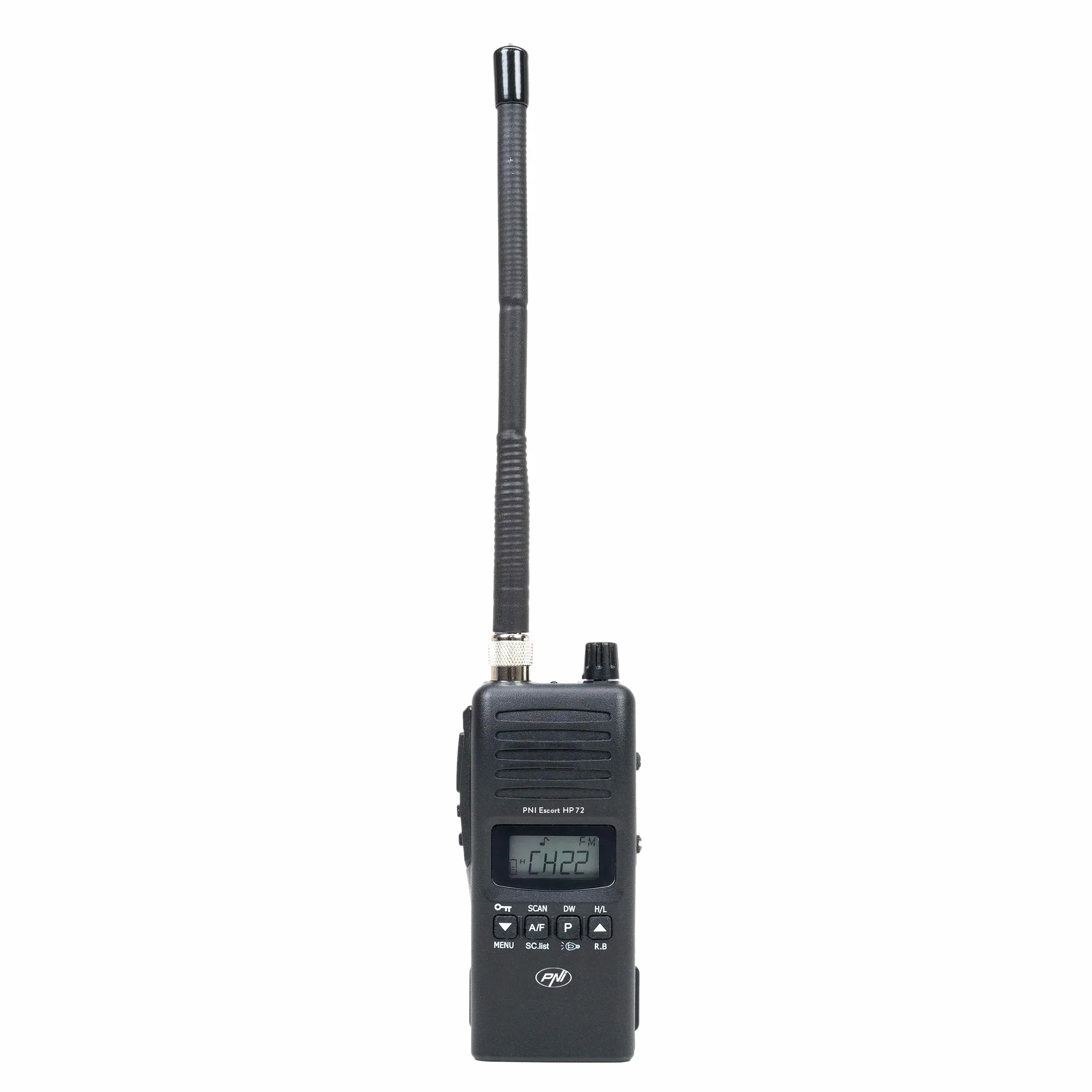 PNI Escort HP 72 Station de Radio Portable 4 W AM-FM ASQ Dual Watch Scan sans Batterie