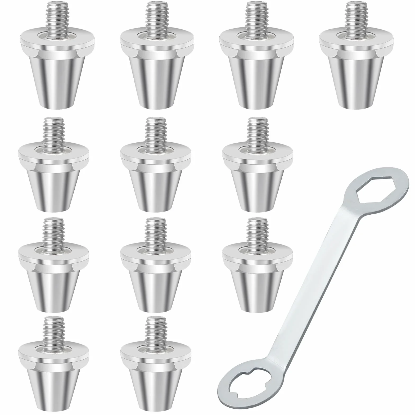 Crampons de Football M5 Compatibles Nike, Alliage d'Aluminium, Antidérapant, 11 mm 13 mm