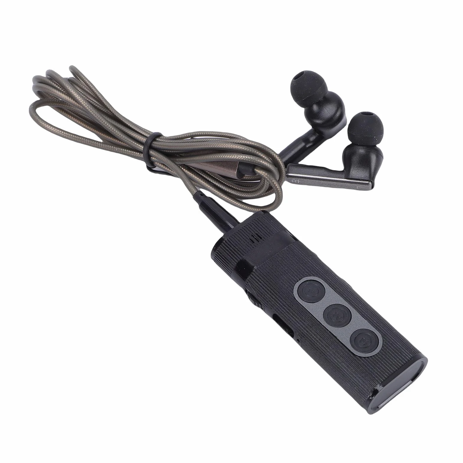 Amplificateur de Son pour Personnes âgées, Amplificateur Personnel Rechargeable avec clarté et Suppression du Bruit de 30 Pieds, Dispositif Discret D'amélioration de la Voix (Black)