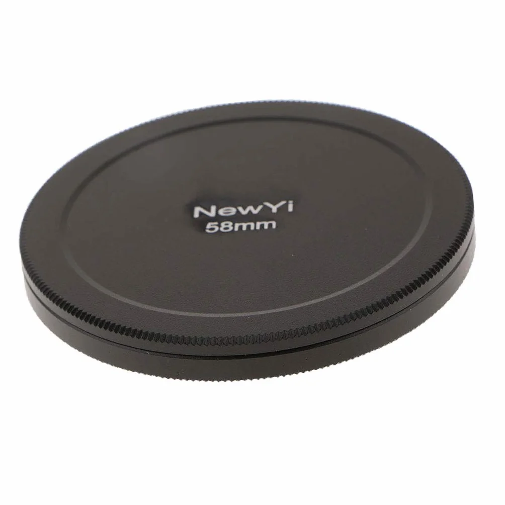 Sourcingmap Étui de protection en métal pour filtre d'objectif d'appareil photo Noir 58 mm