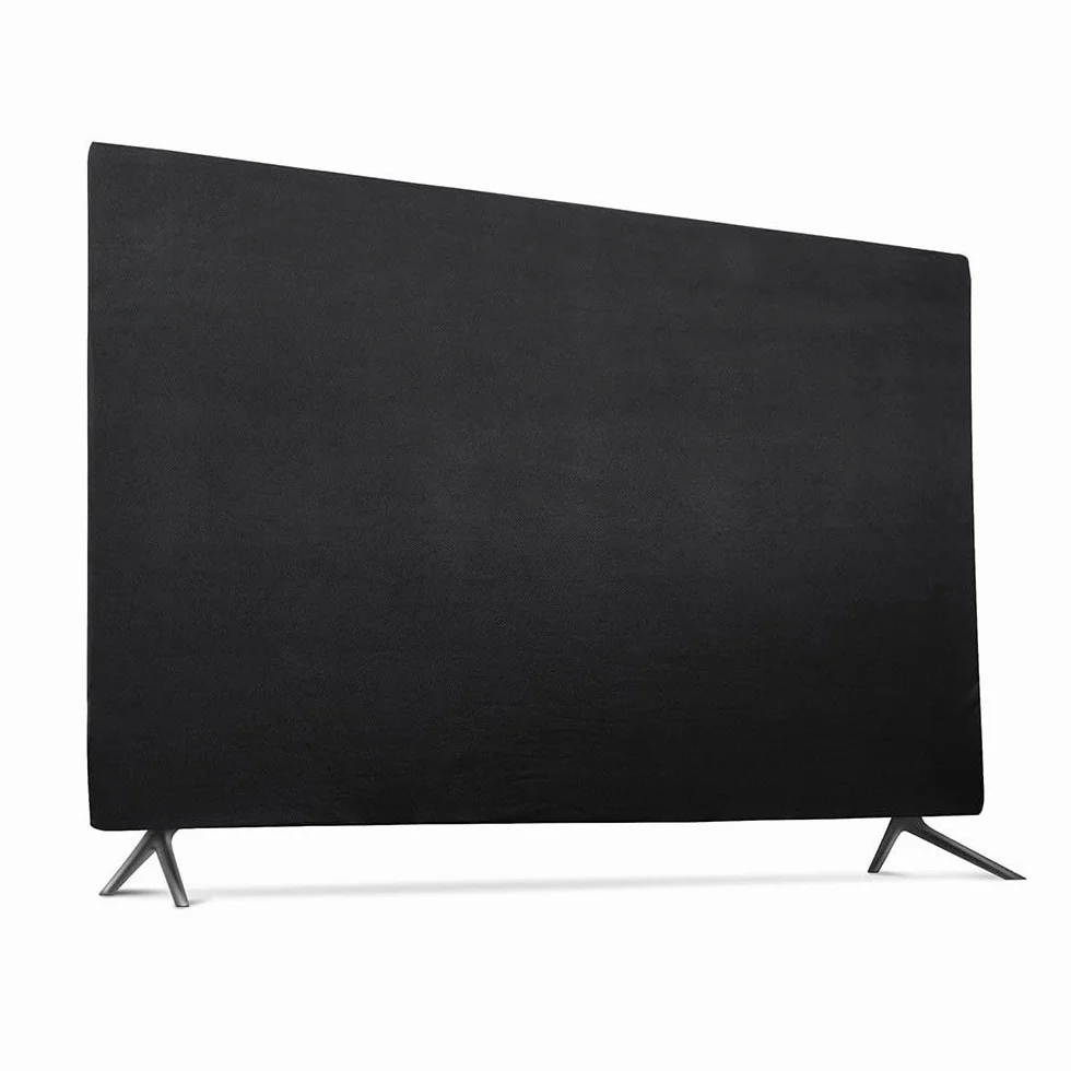 Besttoolifes Housse de protection pour TV d'extérieur imperméable anti-UV 43/49/55 Noir 109,2 cm