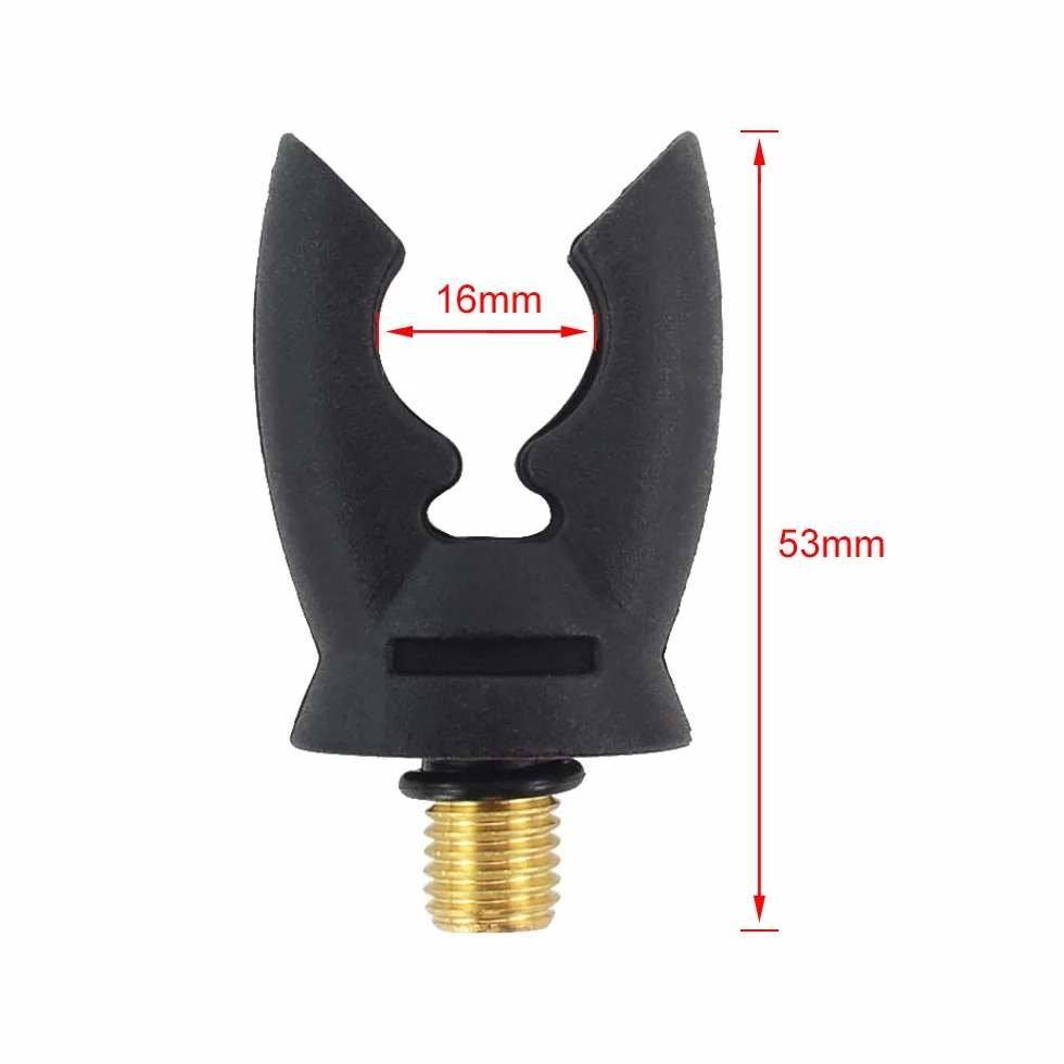 Hirisi Lot de 4 supports de canne à pêche à la carpe en caoutchouc
