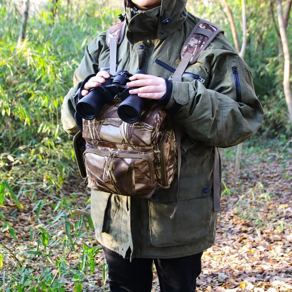 Étui De Poitrine avec Harnais pour Jumelles et Télémètre, Réglable, pour Chasse et Randonnée