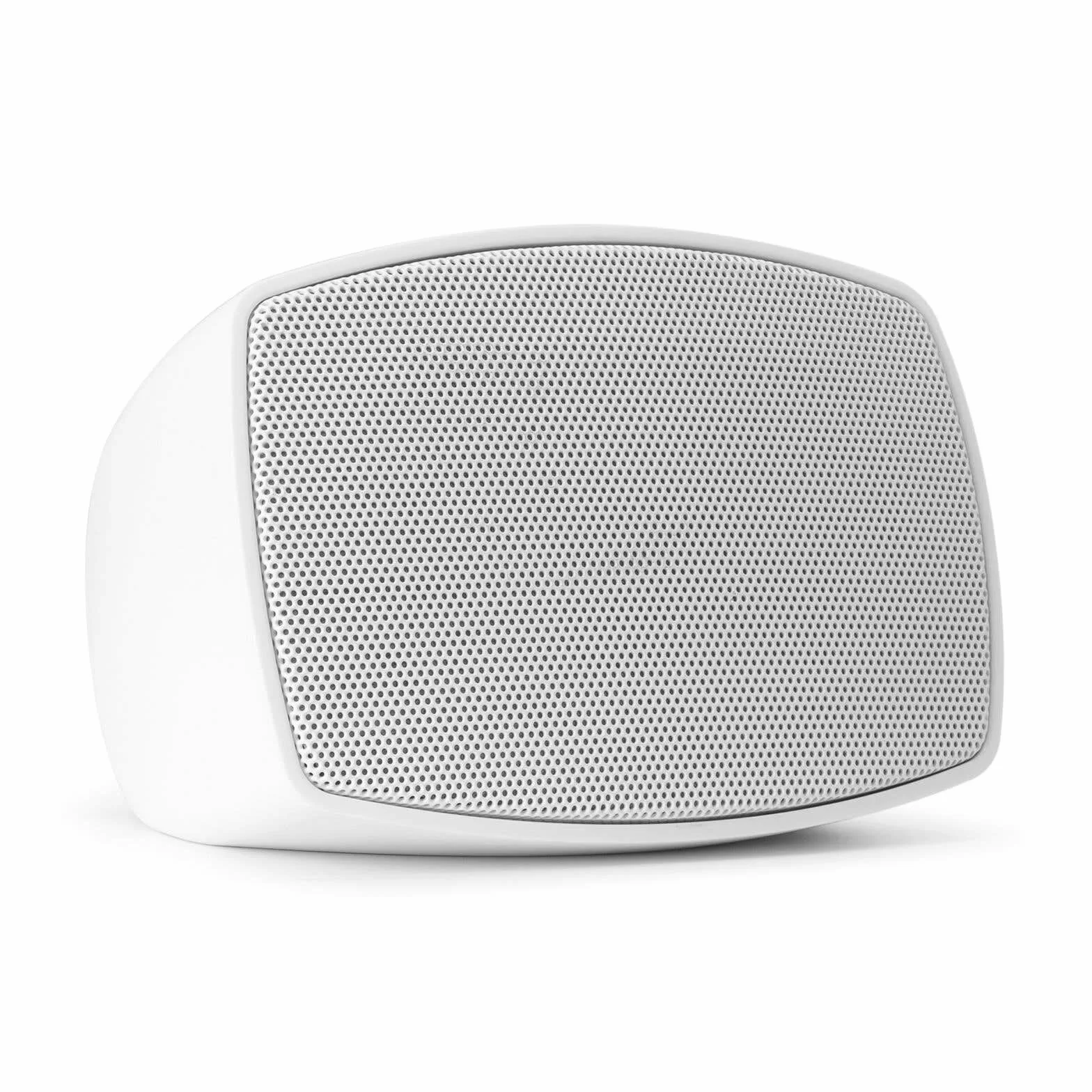 Power Dynamics BHW30WH Paire d'enceintes Murales Étanche 20 Watts RMS - Blanc, 100V, 70V, 8 Ohms, IPX5, 3'', Support Inclinable, Idéal pour Diffuser Une Musique d'Ambiance en Terrasse, Jardin