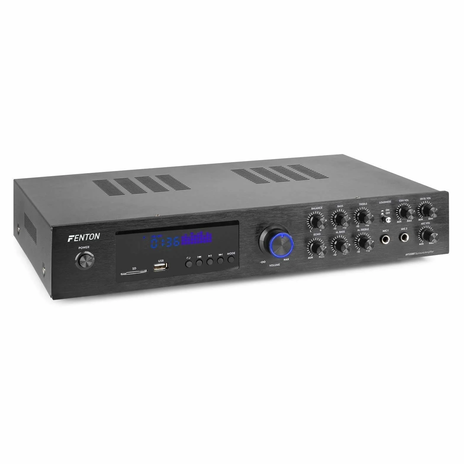 Fenton AV550BT Amplificateur Audio Home Cinéma 5.1 320W Bluetooth 5.0