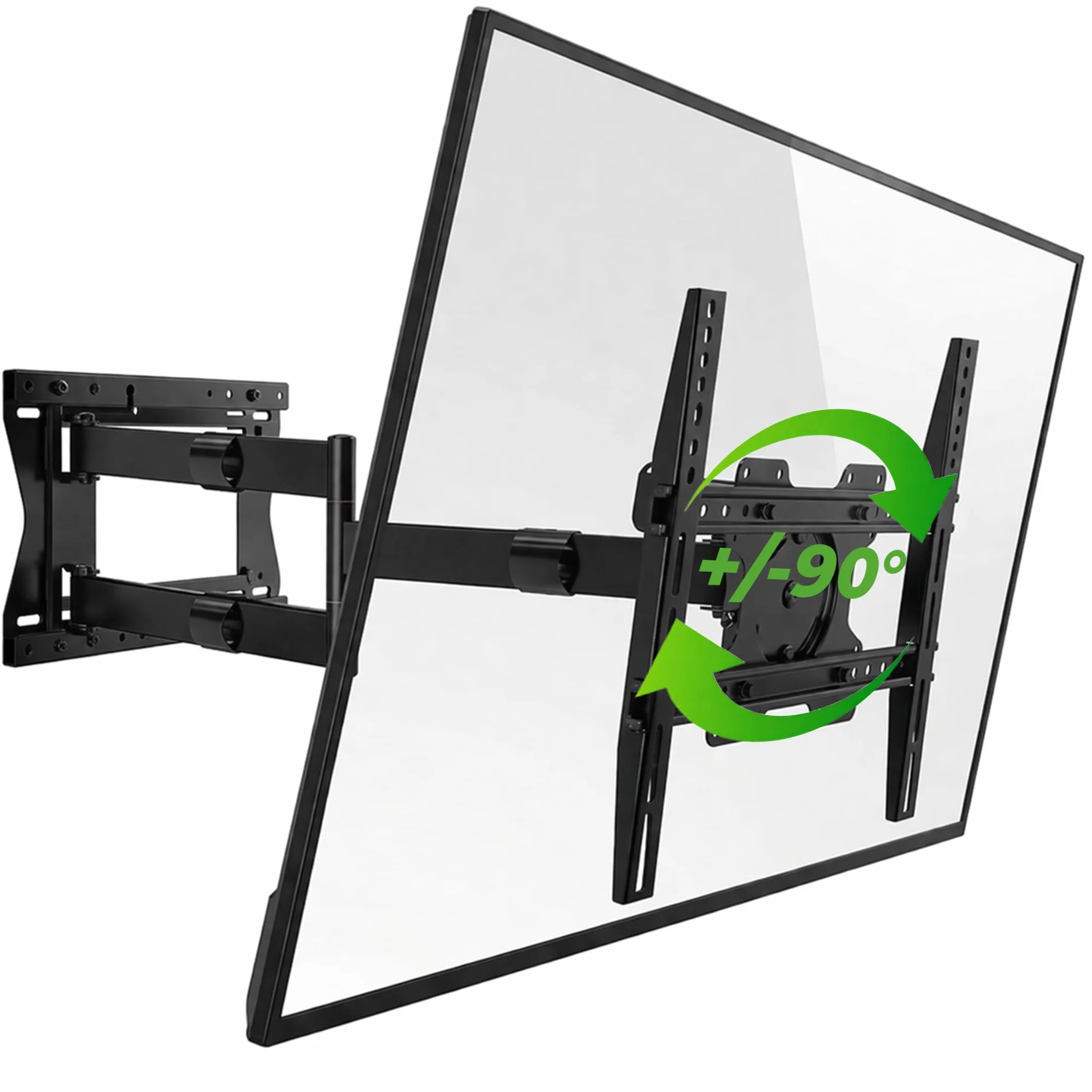 TiTon 120 cm - Support Mural TV - 40 kg - VESA 400x400 - Fixation Murale TV de 42 Pouces à 75 Pouces - Kit Complet d’Installation Inclus