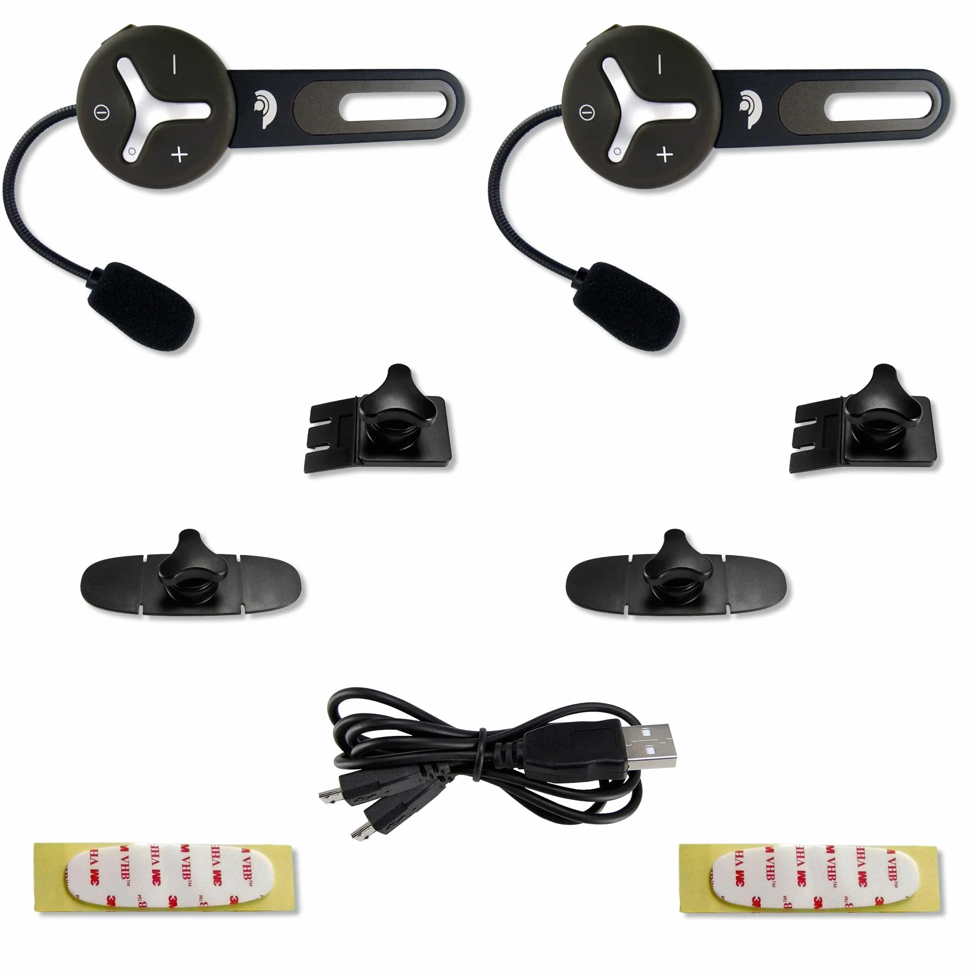 Duo Lot de 2 casques intercom Bluetooth pour vélo, sport, ski, travail, mains libres, interphone, réduction du bruit DSP, portée jusqu'à 1000 m