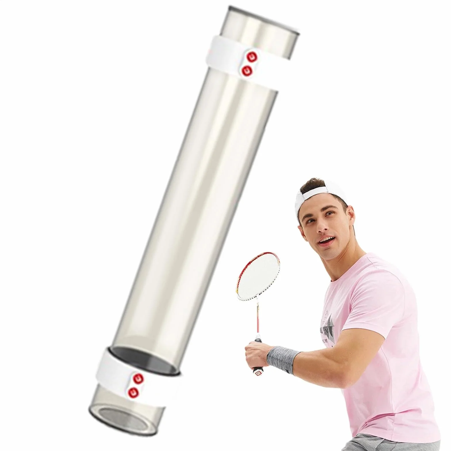 Support de balles de badminton magnétique pour entraînement