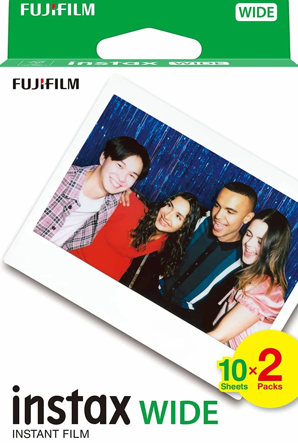 Fujifilm Film Photo instantané 60 pour Appareil Photo Instax Wide 210 200 100 300