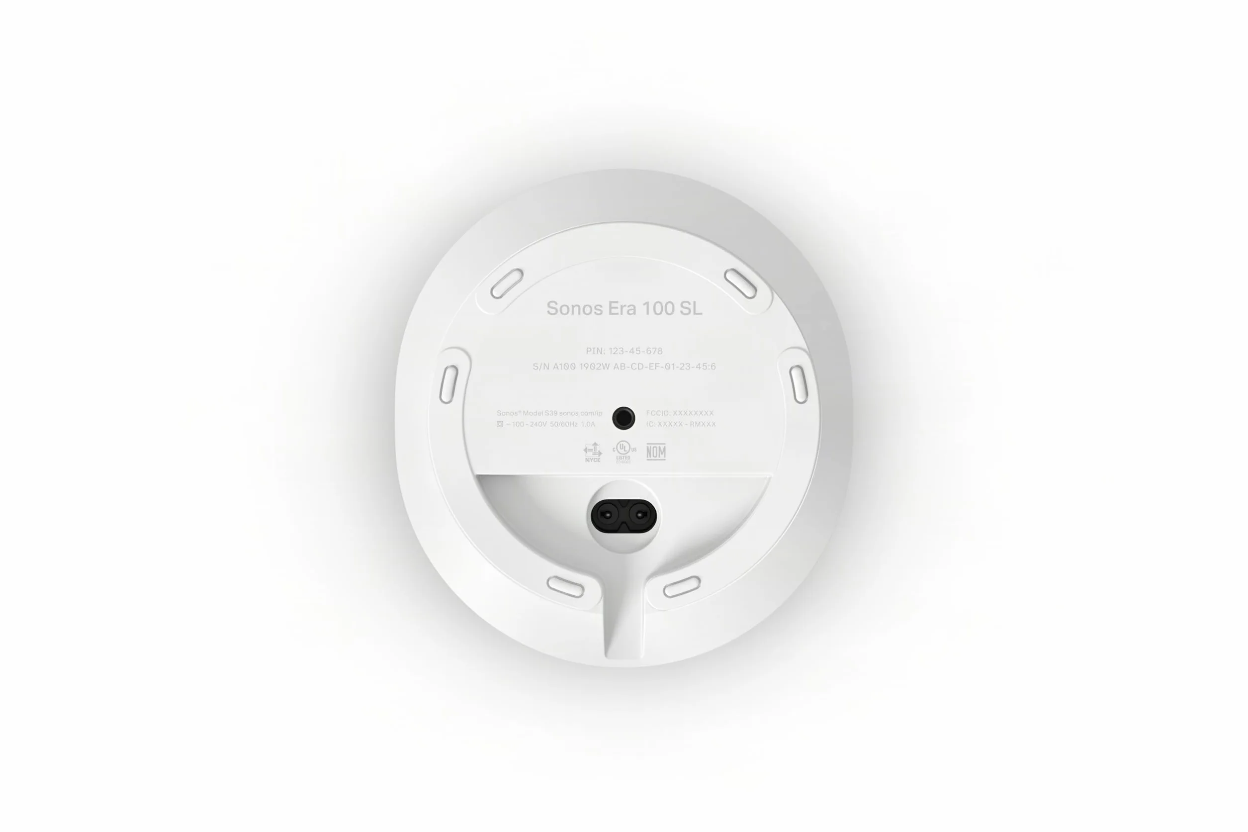 Sonos Era 100 SL Enceinte Mélomanes Blanc