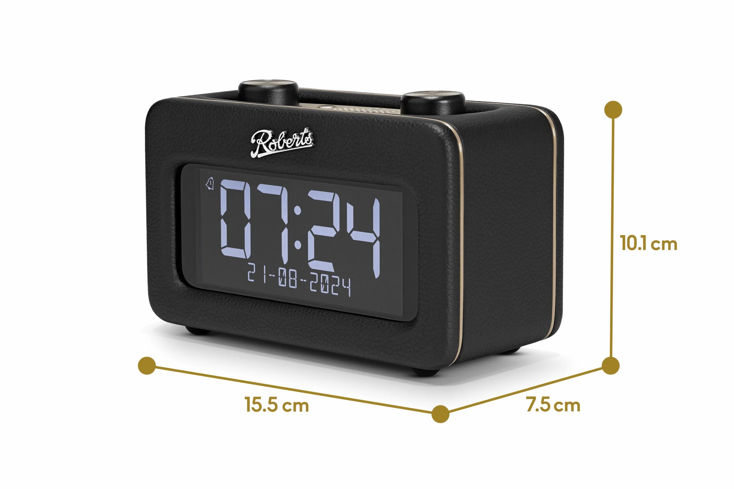 Radio-réveil rétro Revival Rest Dab+/FM/Bluetooth Noir
