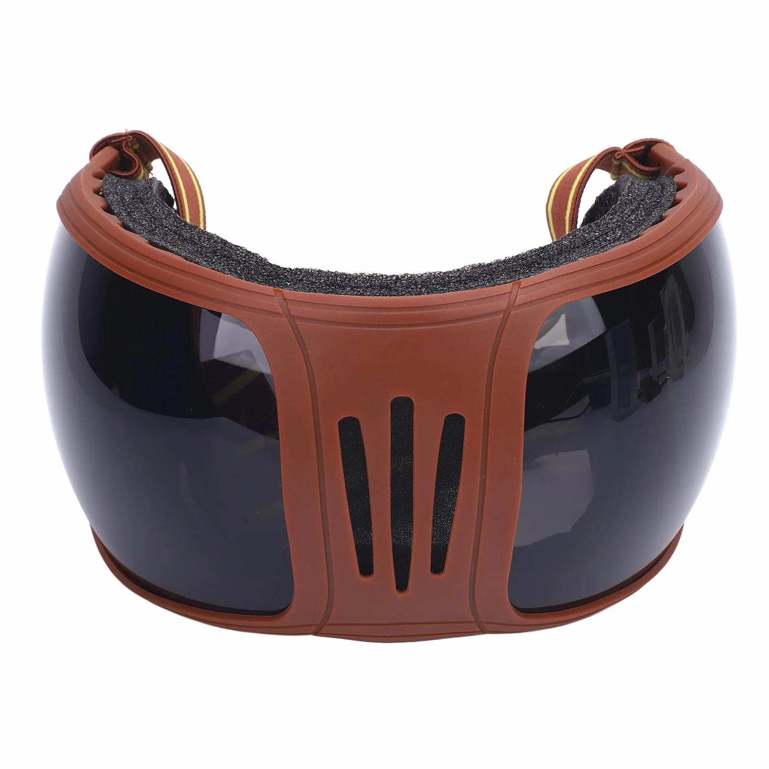 Lunettes d'équitation UV400 Sangles Réglables Rembourrage Mou Sportives Soleil (Gray)