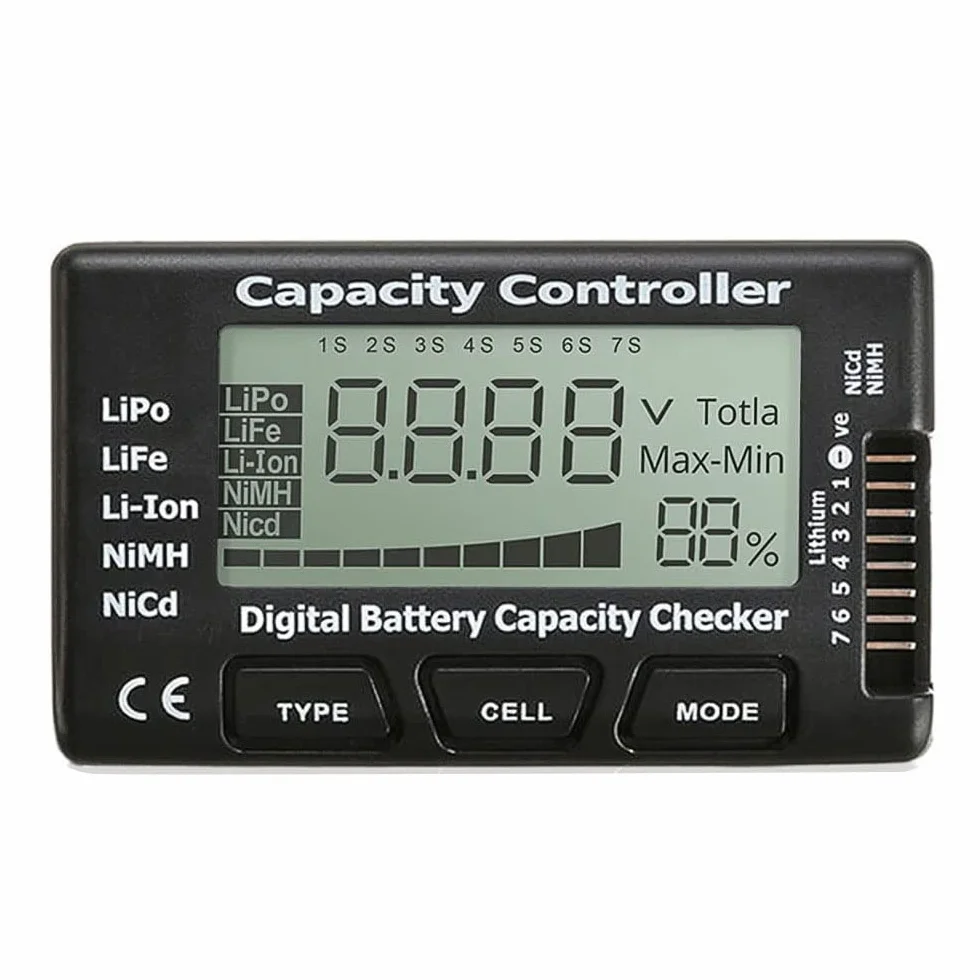 RC CellMeter-7 Contrôleur Testeur de Capacité de Batterie Numérique pour LiPo LiFe Li-ion NiMH NiCd