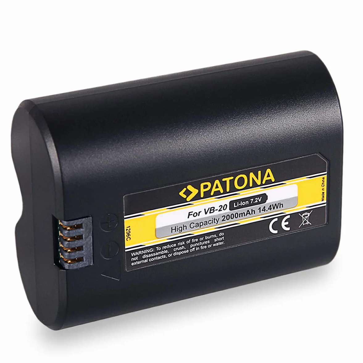 PATONA Batterie VB20 Compatible avec Godox V350S / C/N/O/F Speedlite Flash