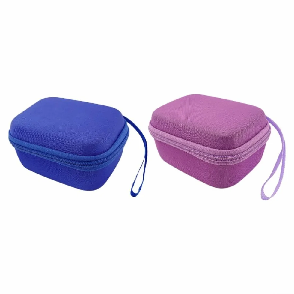 Yoto Mini étui de voyage compact en EVA pour livres audio, design léger pour enfants (bleu)