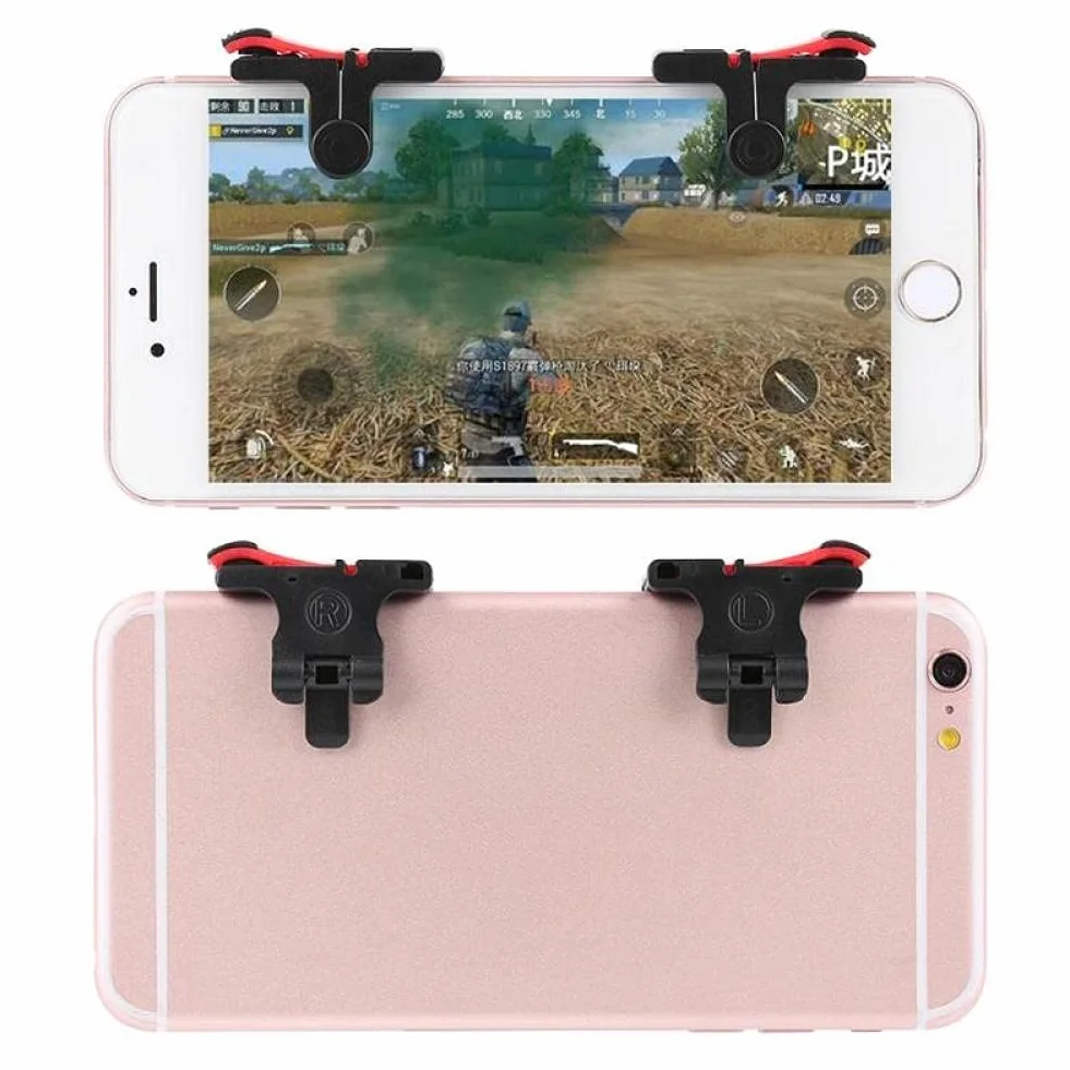 1 Paire Pubg Mobile Controller Gamepad Game Trigger Objectif Bouton L1 R1 Shooter Manette De Jeu pour Différents Modèle De Téléphone Game Pad Accesorios