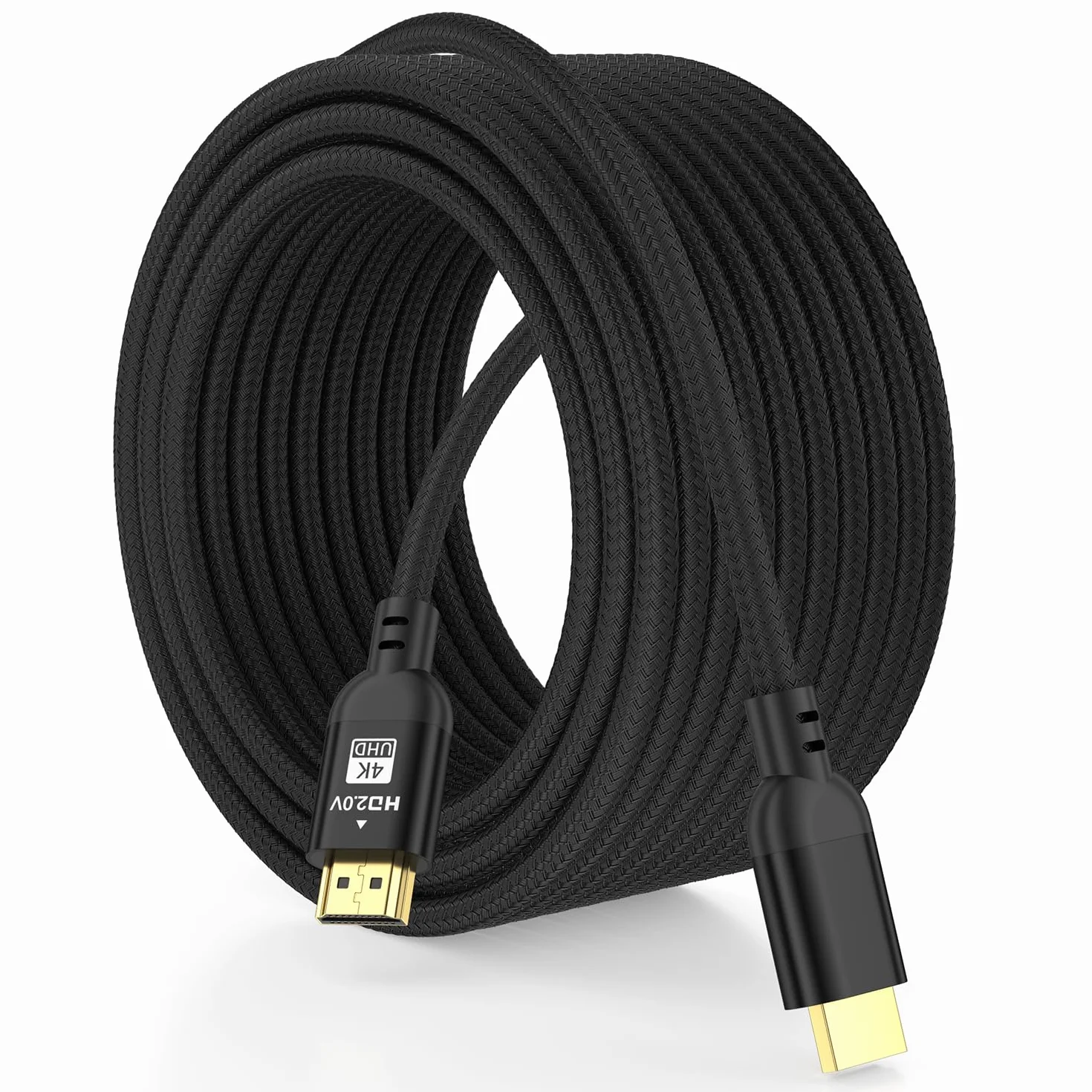 Diyanisly Câble HDMI 4K 15M, Câble HDMI 2.1 Haute Vitesse, Tressé, Prend en Charge 4K@60Hz 2K@120Hz, HDR HD TV Moniteur Ordinateur Portable Xbox PS4 PS5,etc.HD