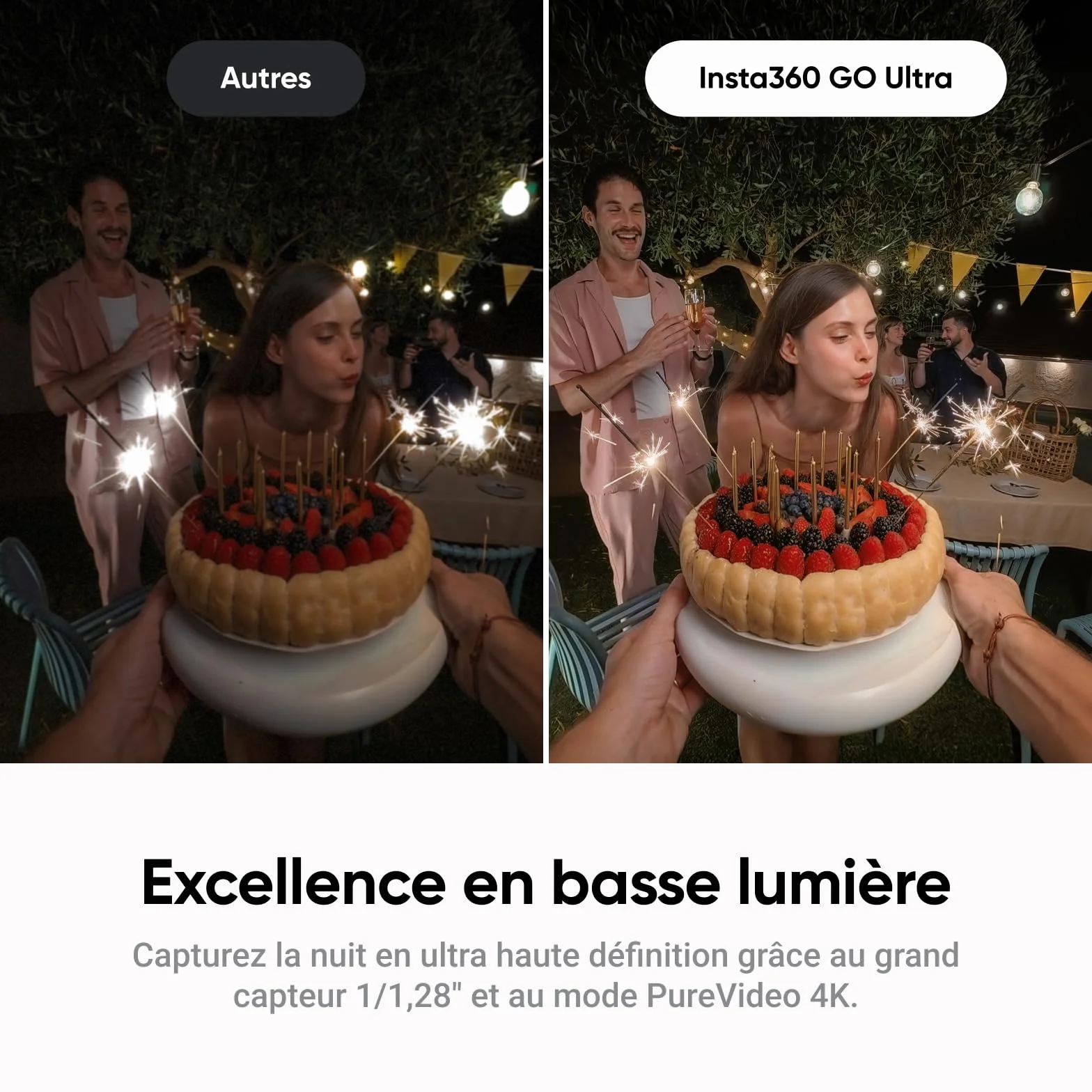 Insta360 GO Ultra Pack créateur - Petite caméra 4K légère, Appareil Photo vidéo POV Mains Libres Compact, caméra d'action magnétique Portable pour vlog, Sport, vélo