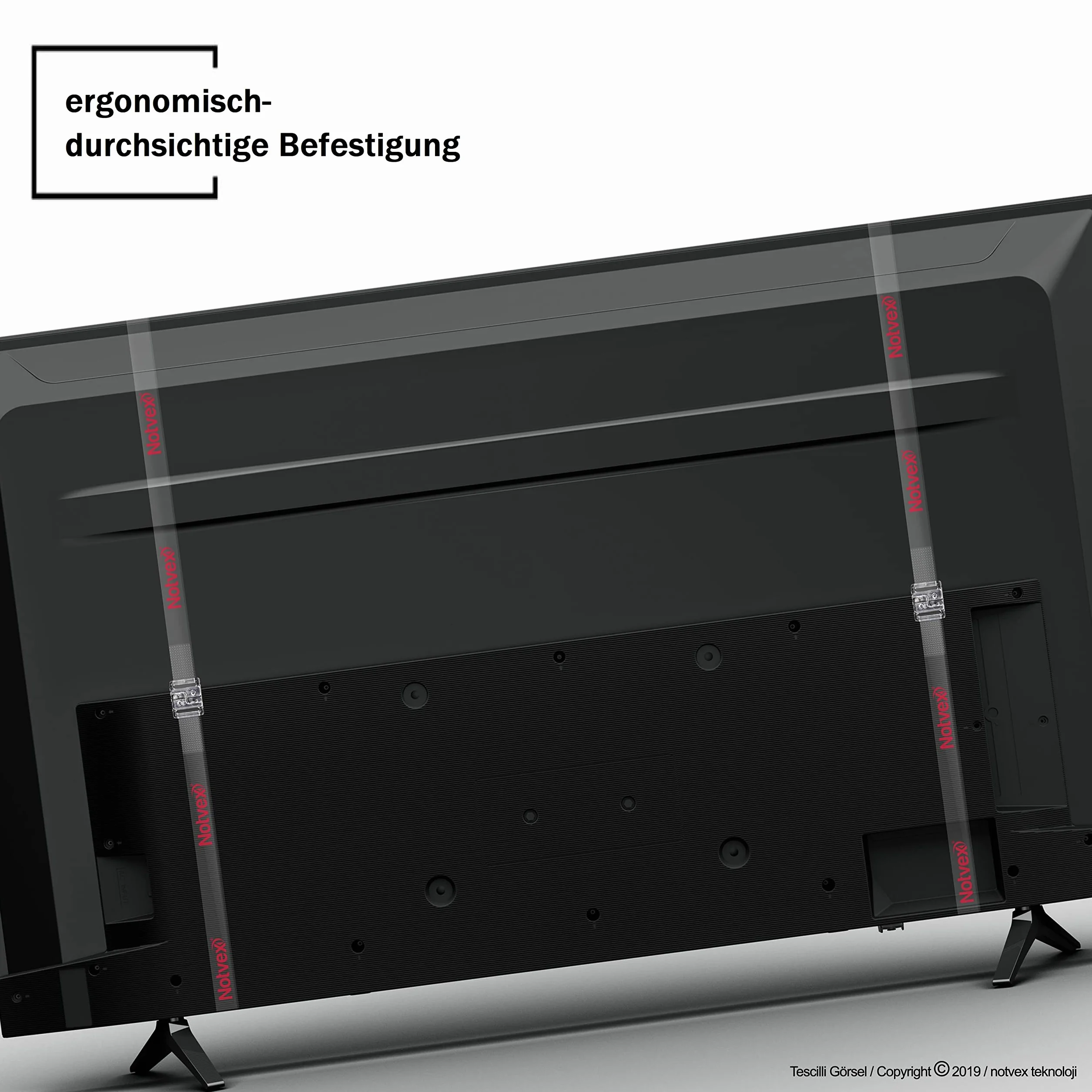 Protection pour Téléviseur 43" - Verre de Protection TV Compatible 32"-75"