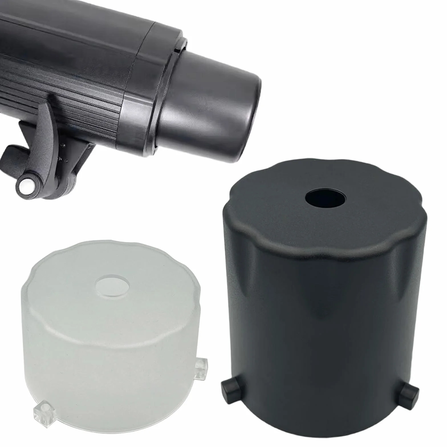 Couvercle de protection de lumière de flash professionnel pour lampes de poche Bowens 99 x 58 mm et 99 x 105 mm pour photographie de studio