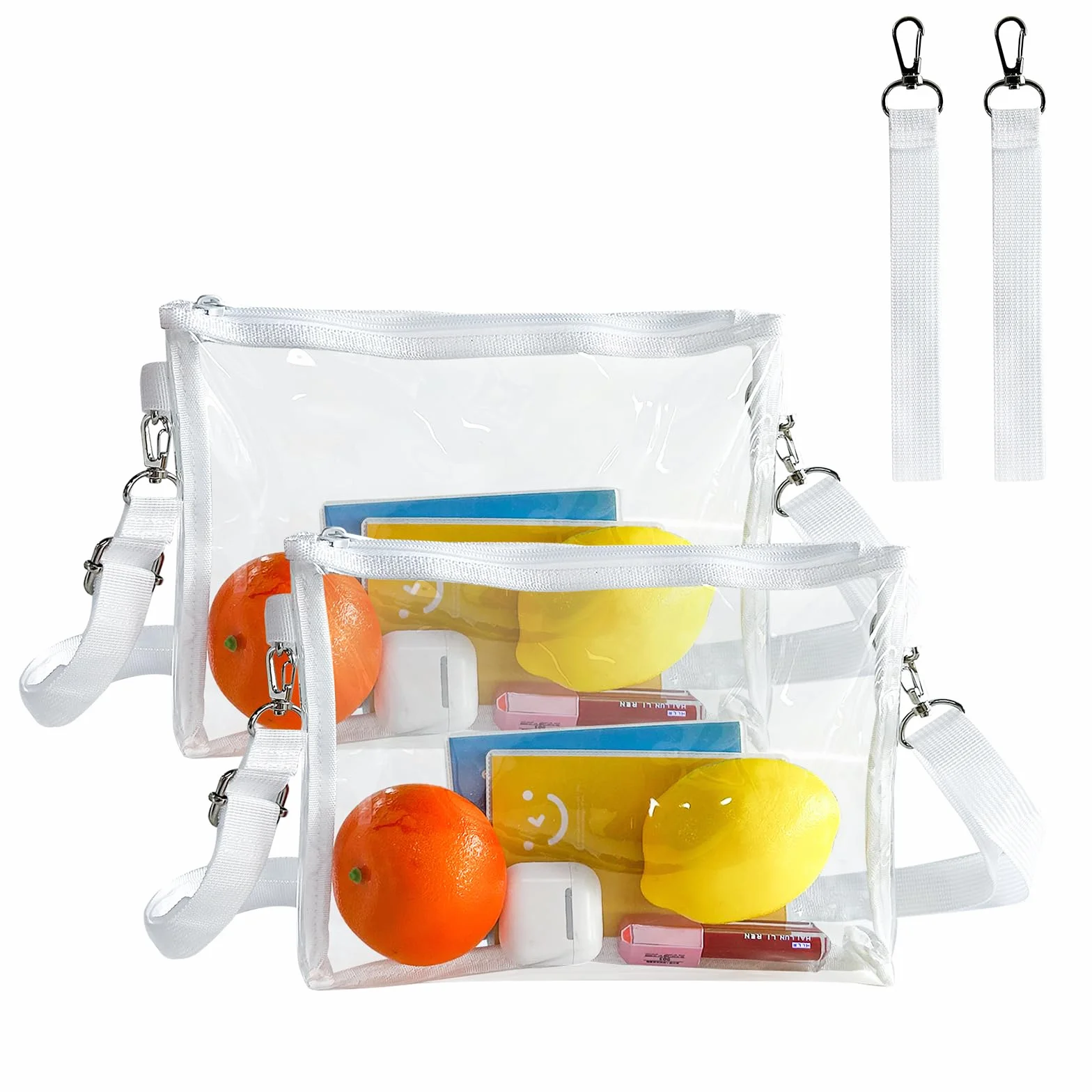 Sac à bandoulière transparent pour sport travail concerts