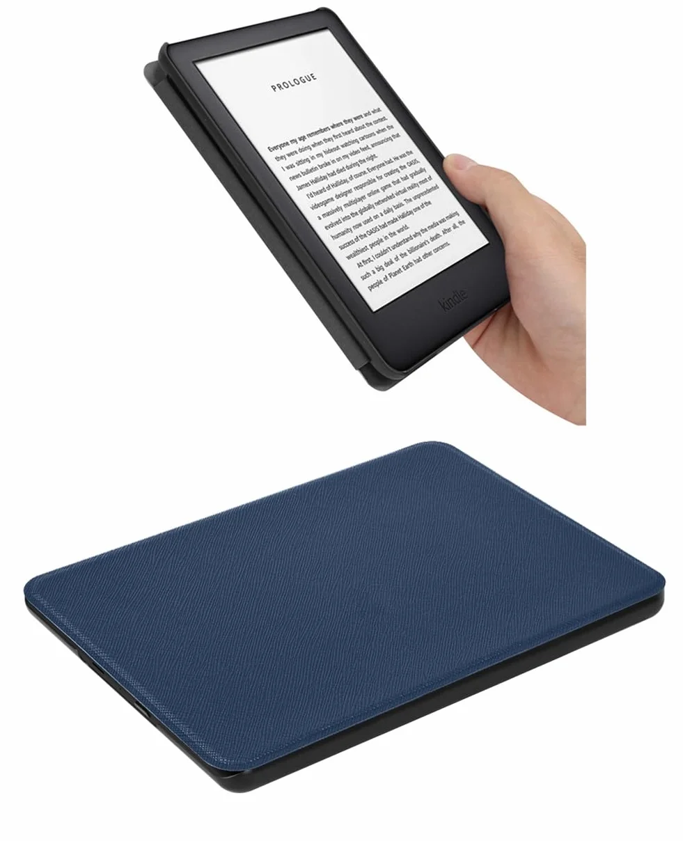 Zcooooool Antipatinage Coque Amazon Kindle 6"（2019, Modèle : J9G29R Housse PU de 10e génération pour Amazon Kindle (10e) Smart Sleep/Wake Kindle étui