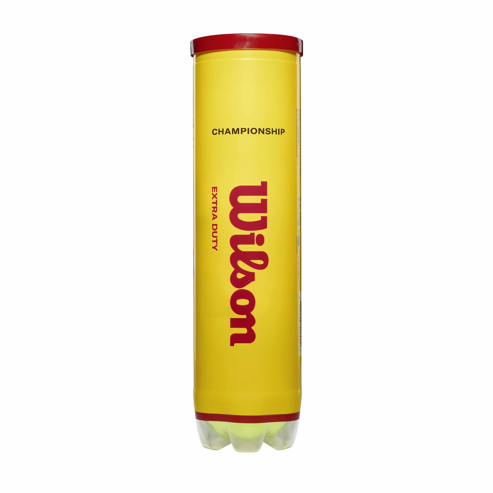 Wilson Balles de Tennis Champ Extra Duty, Boîte de 4, Jaune