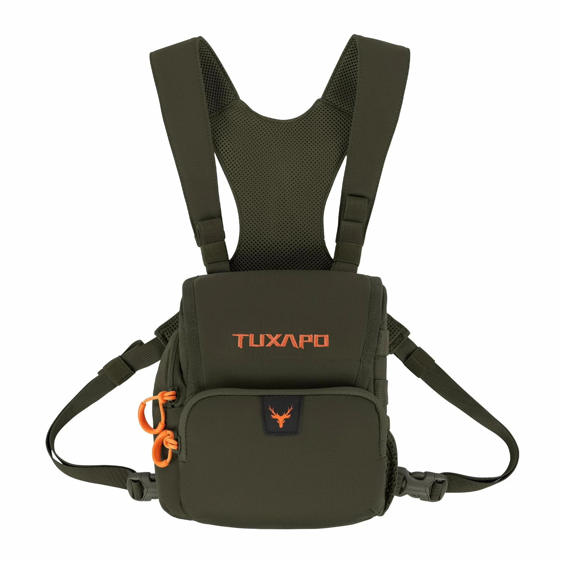 Harnais Binoculaire Poitrine Pack avec Pochette Télémètre pour Chasse Randonnée Tir