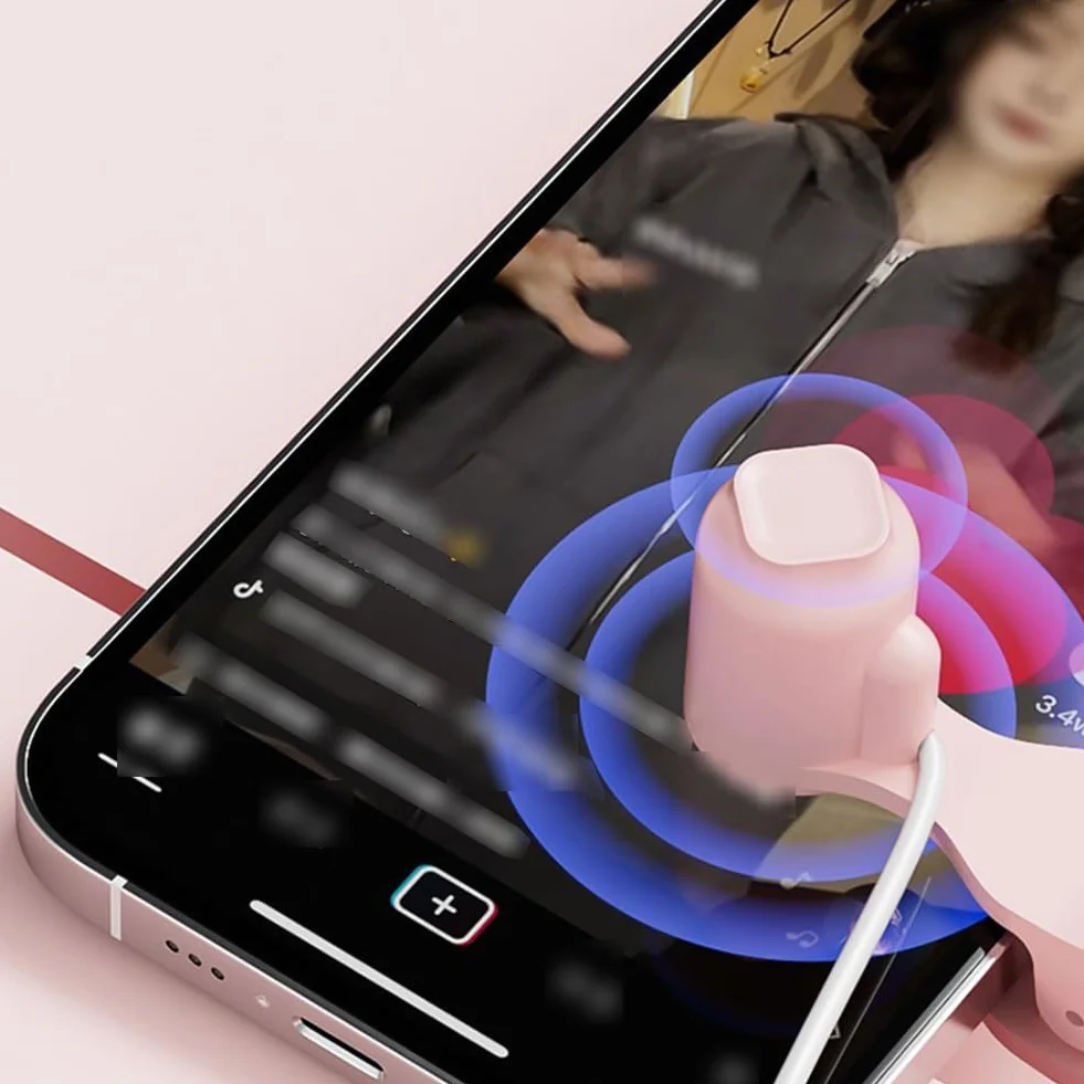 Pour téléphone à clic automatique, dispositif de taraudage à vitesse réglable avec 3 vitesses, jeux et tâches de simulation de doigts rapide, matériau ABS, blanc