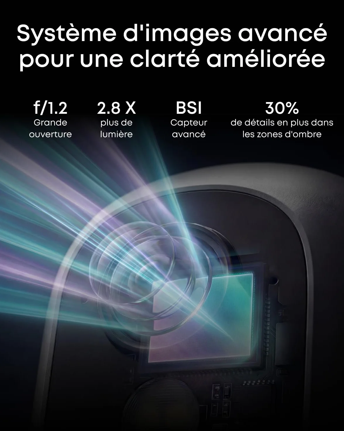 eufy Security Caméra eufyCam C35, Surveillance sans Fil, intérieur et extérieur, Support magnétique, Vision Nocturne, Stockage Local, sans abonnement, IP67, Compatible Panneau Solaire, Noire