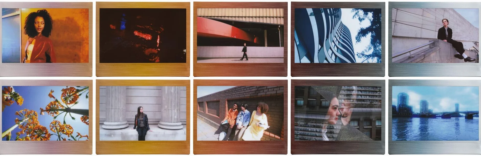 FUJIFILM Film Instax Wide Brushed Metallics 10 Poses