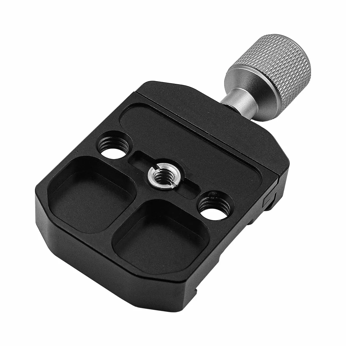 WANGCL Pince de plaque à dégagement rapide 50 mm pour Arca Swiss Tête de trépied universelle en métal Pince de plaque à dégagement rapide avec niveau à bulle