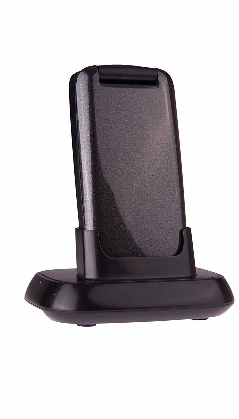 TTfone Star Big Button Flip Téléphone Portable Pay As You Go Gris