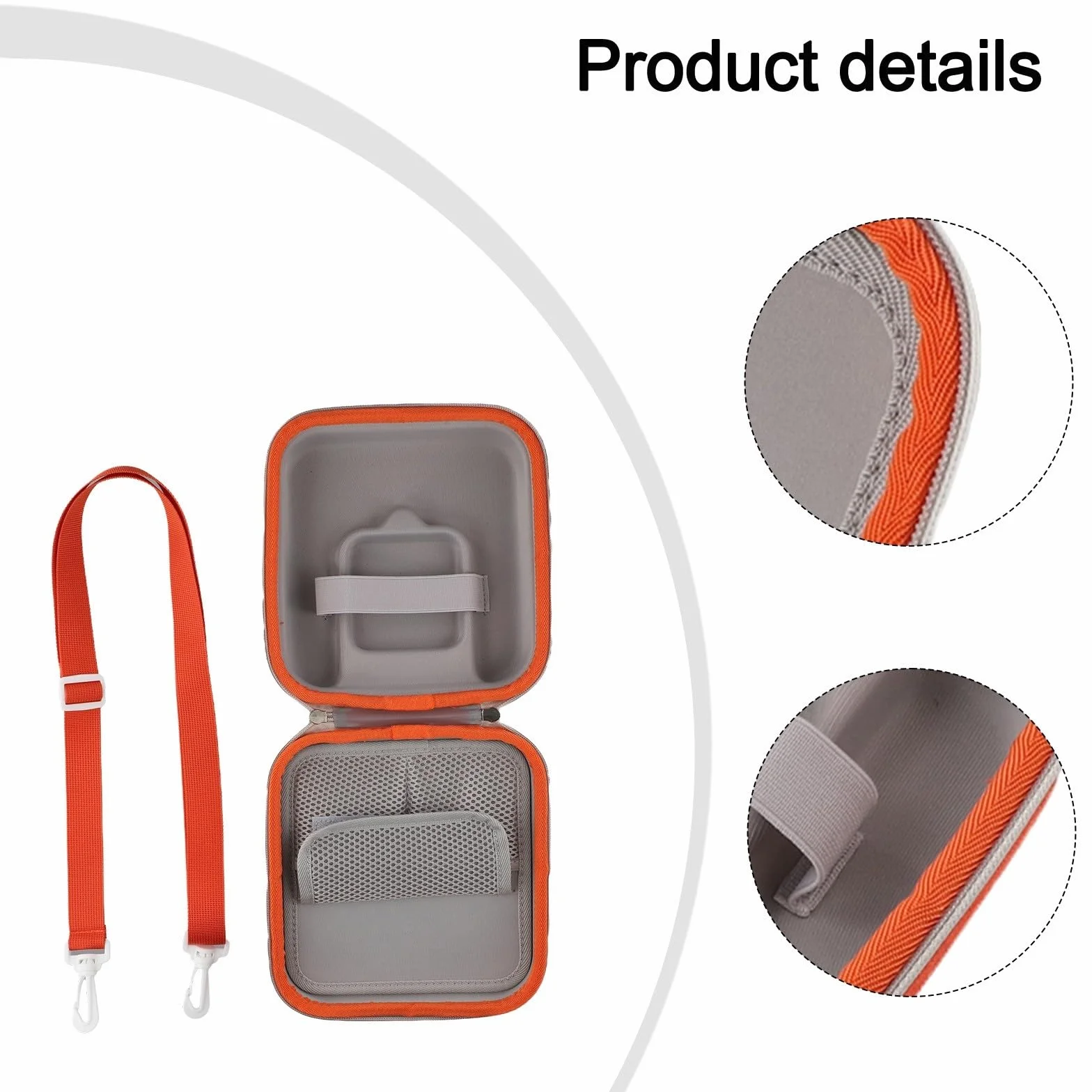 Étui de voyage pratique pour Yoto Mini édition 2024 avec sangle réglable pour vos essentiels (orange)